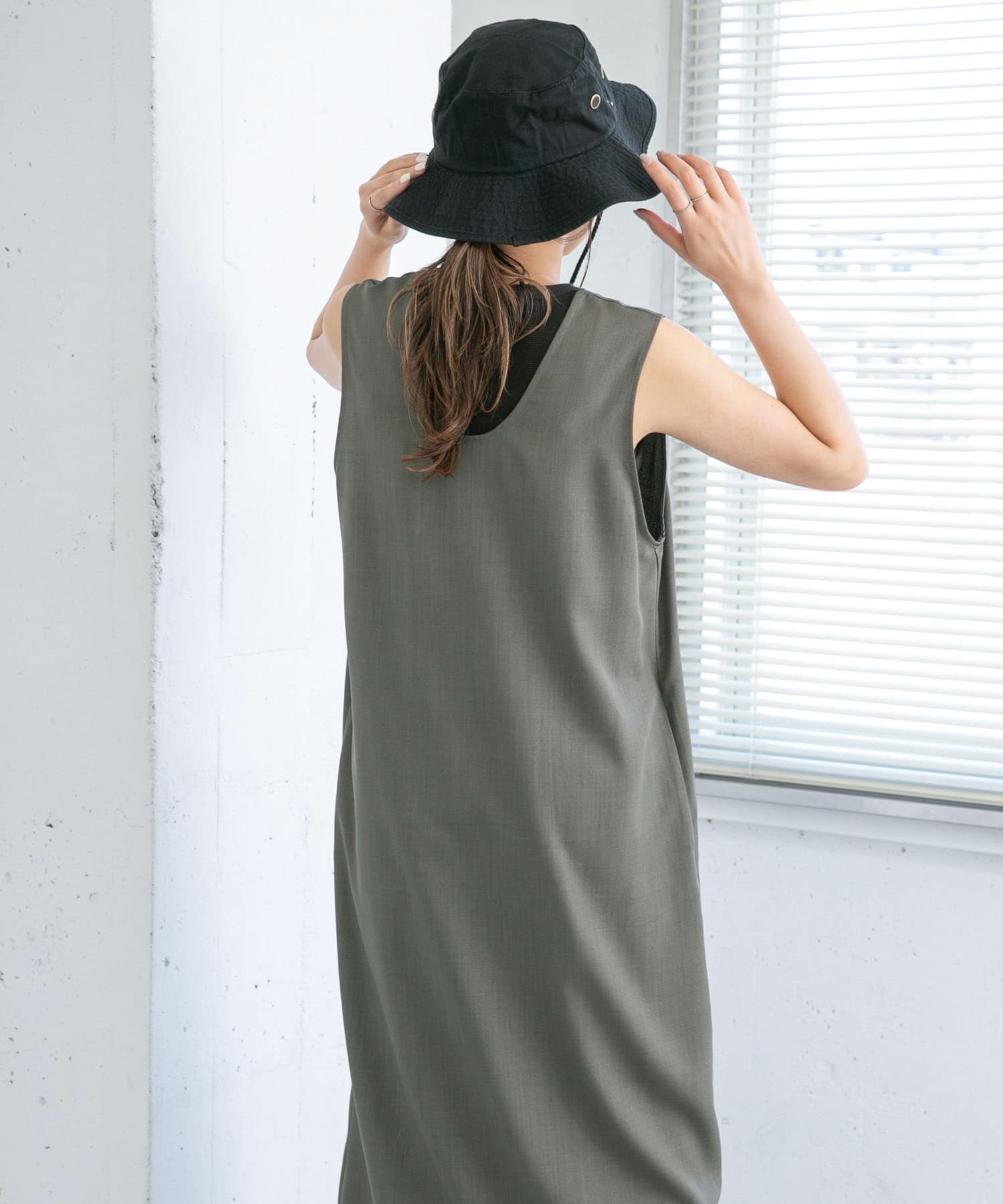 身長：165cm サイズ：one