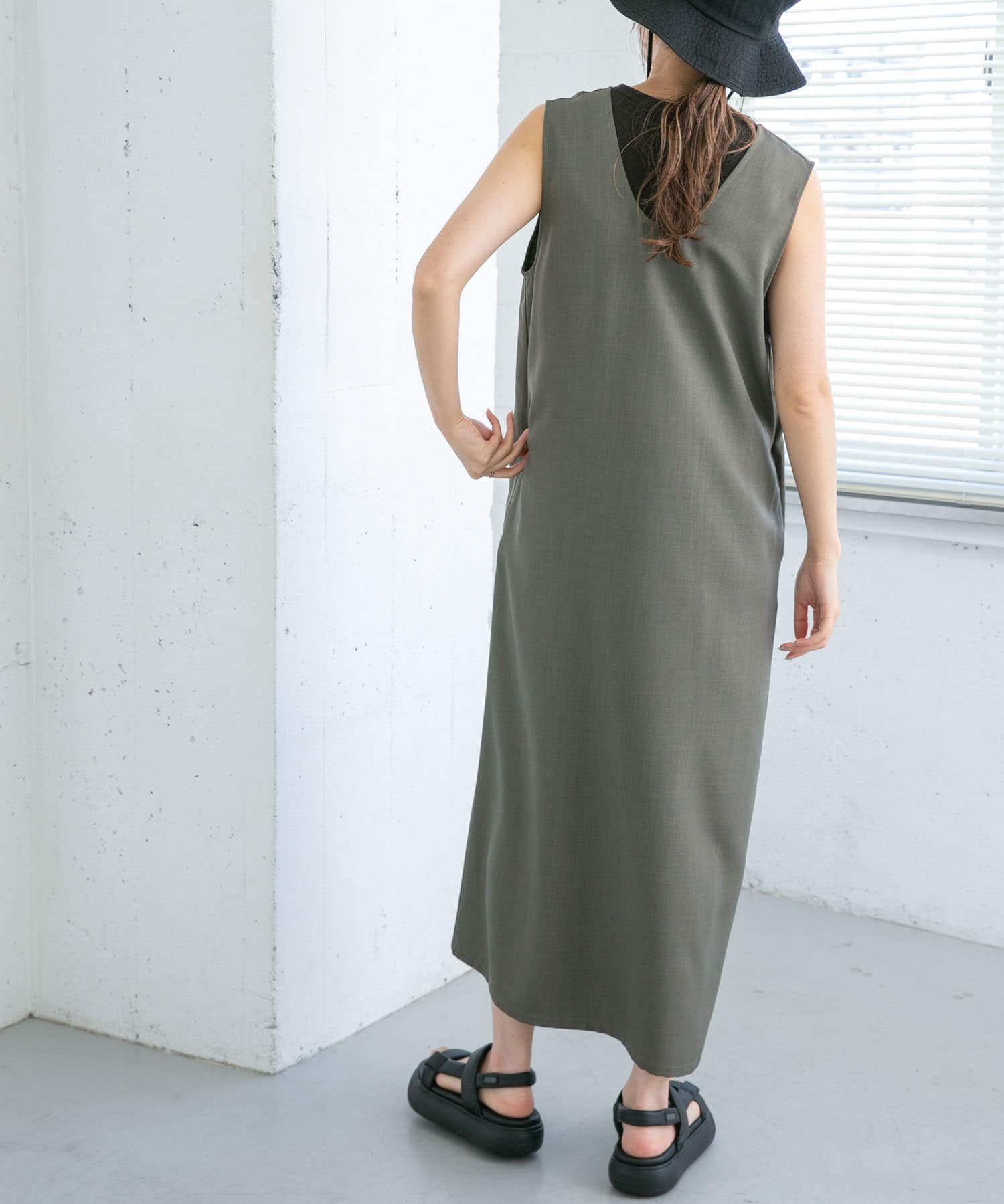 身長：165cm サイズ：one