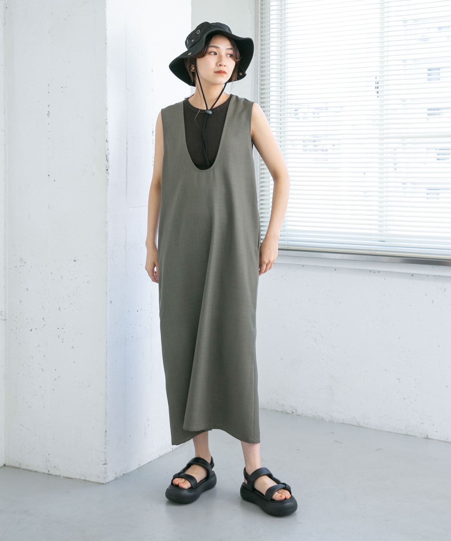 身長：165cm サイズ：one