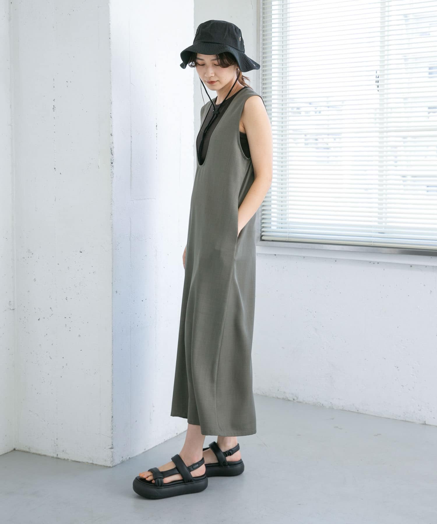 身長：165cm サイズ：one