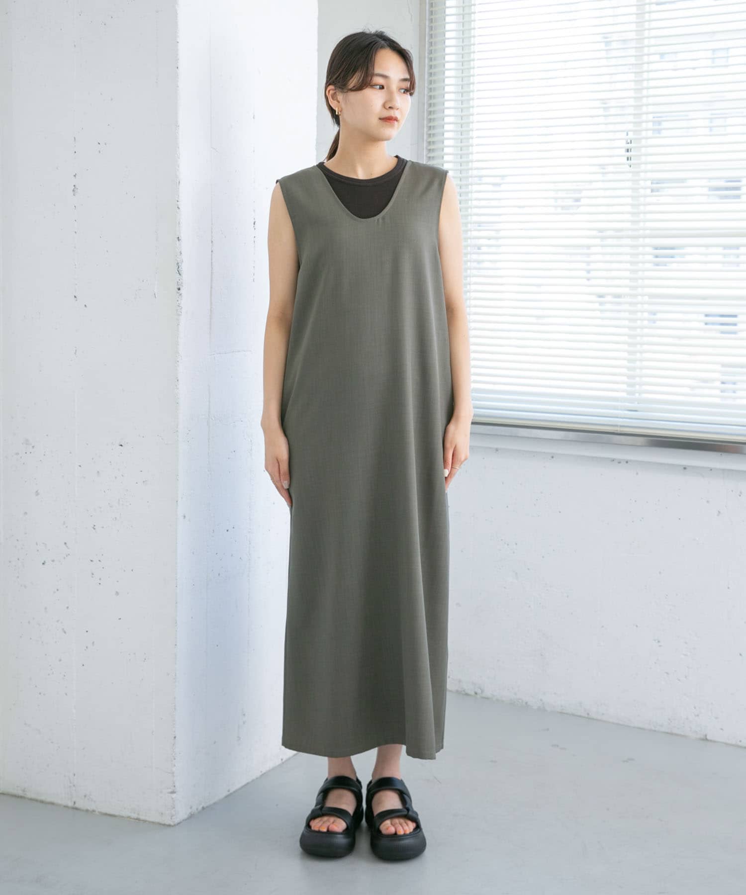 身長：165cm サイズ：one