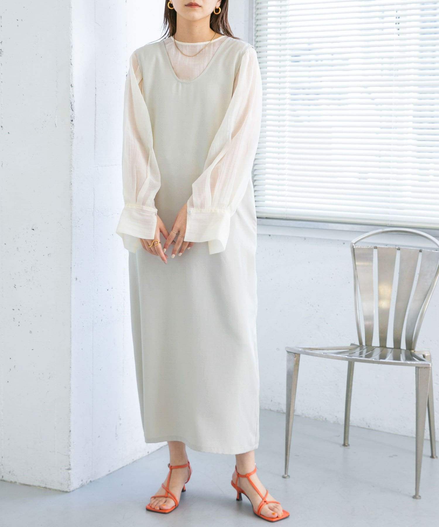 身長：165cm サイズ：one