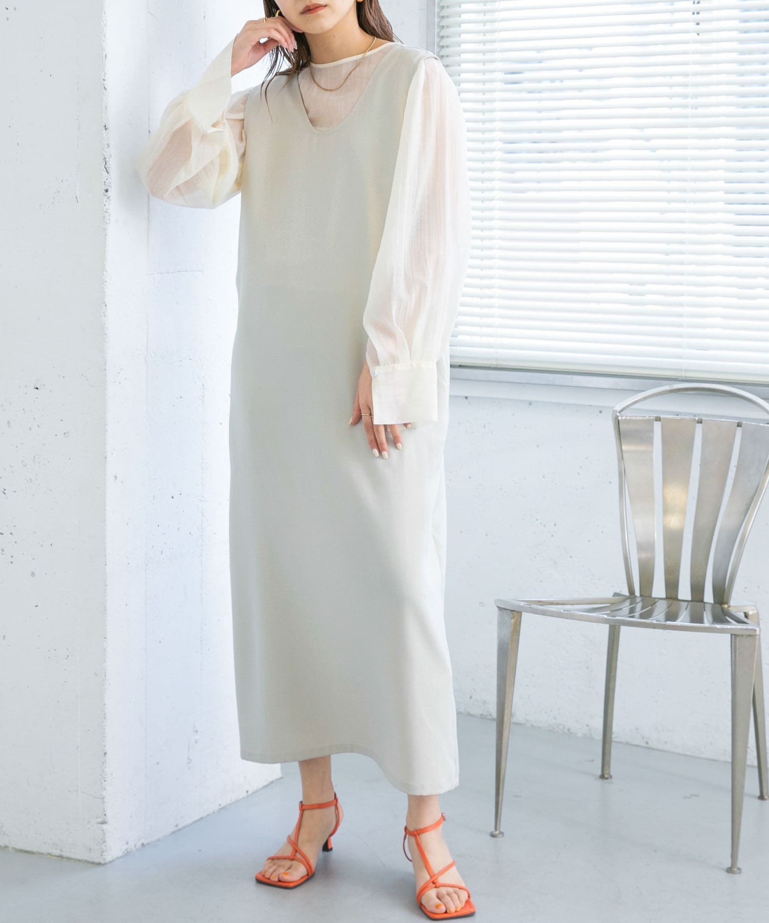 身長：165cm サイズ：one