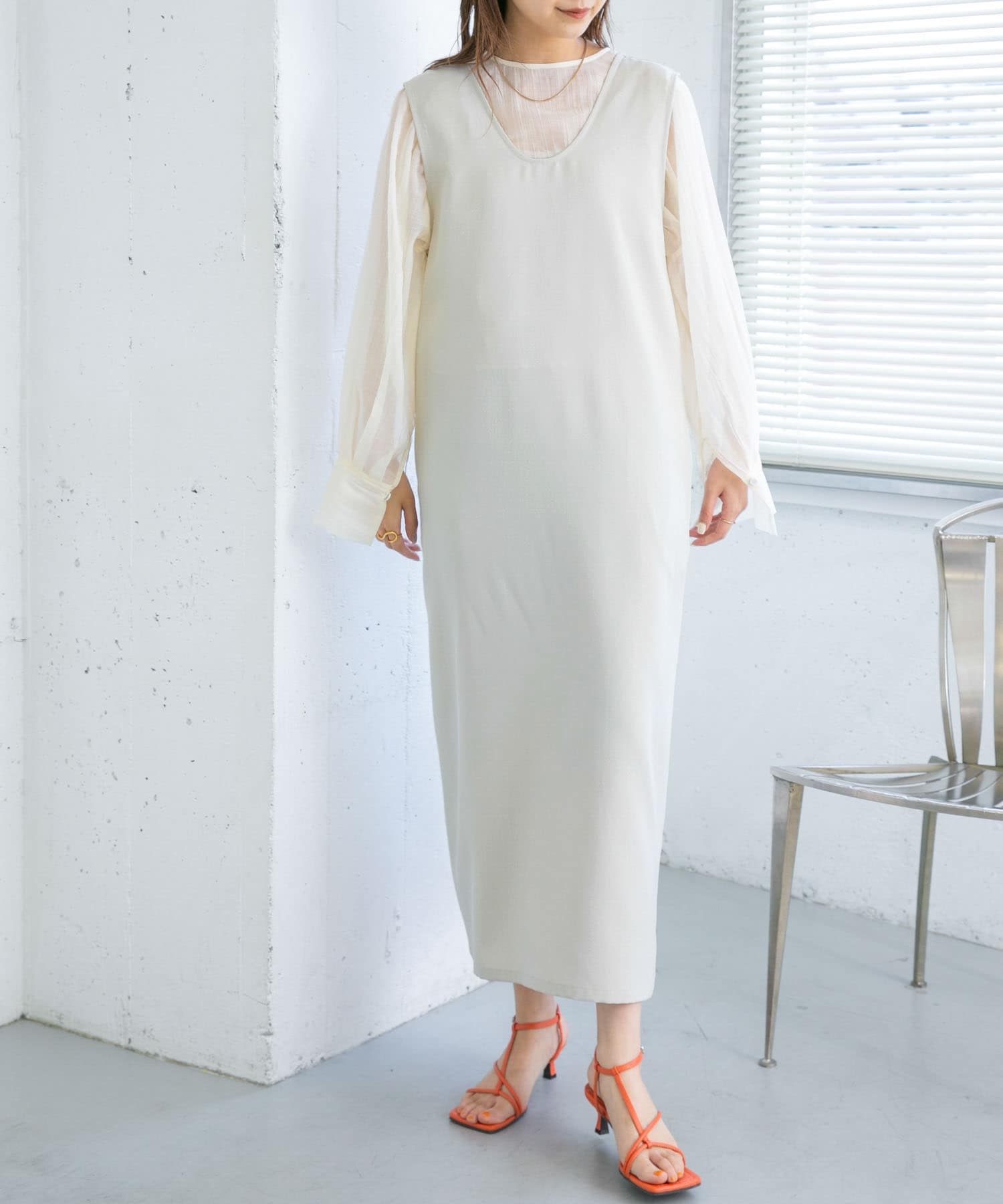 身長：165cm サイズ：one