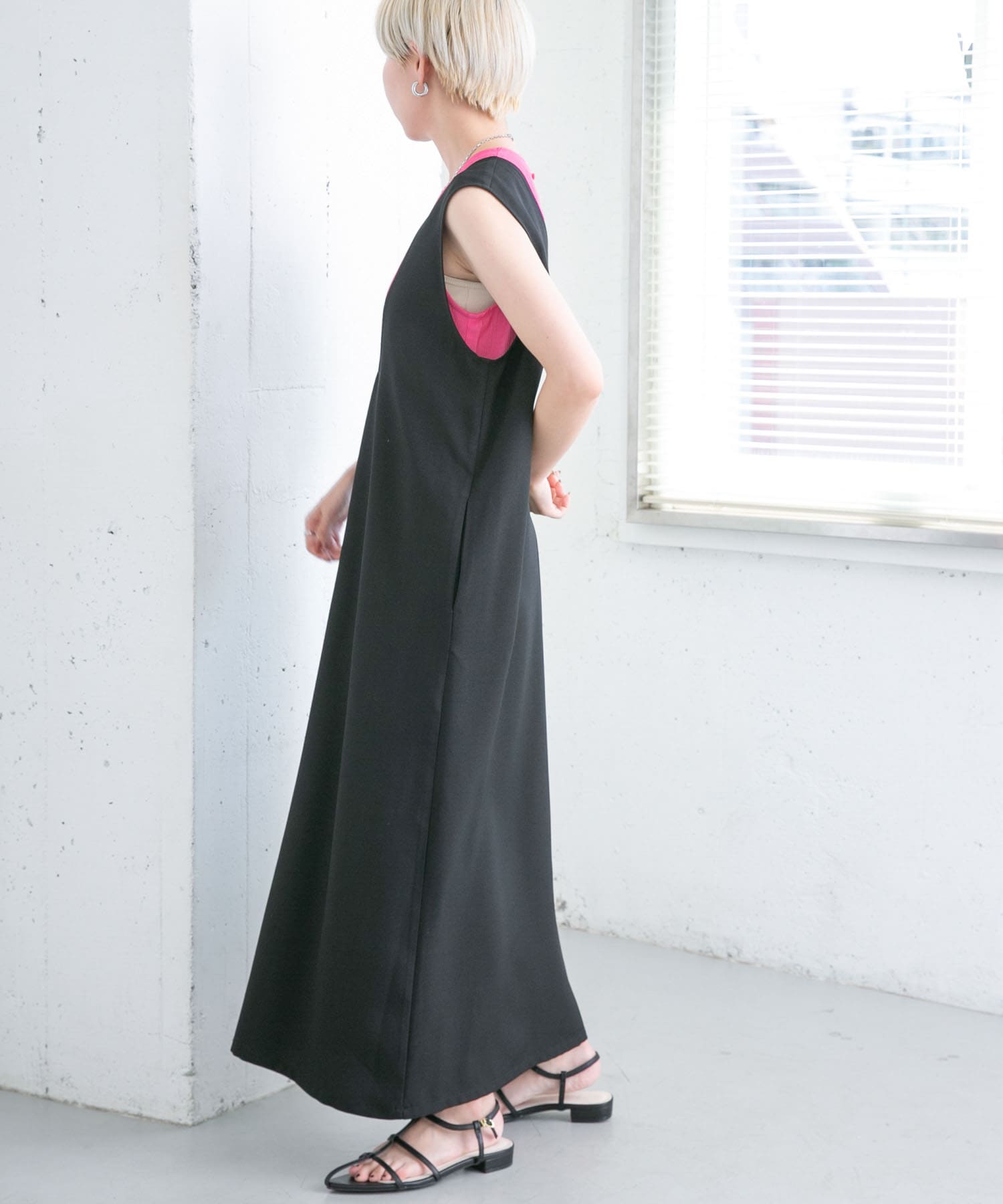 身長：157cm サイズ：one