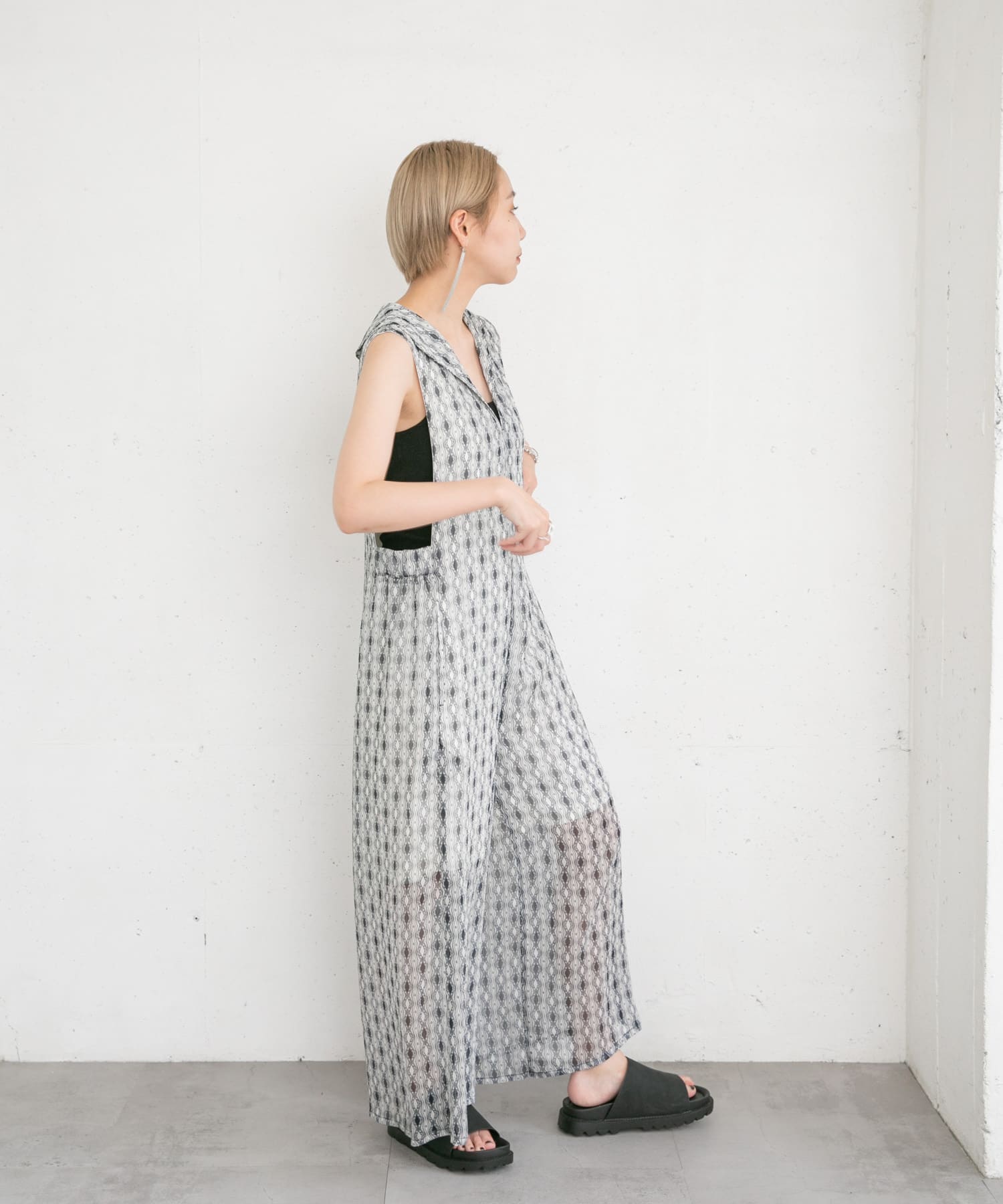 身長：157cm サイズ：one