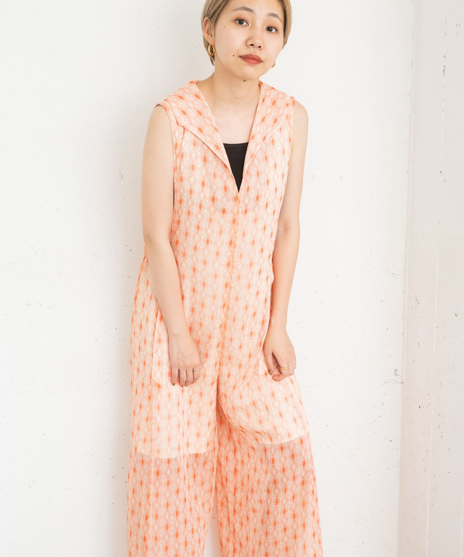 身長：157cm サイズ：one