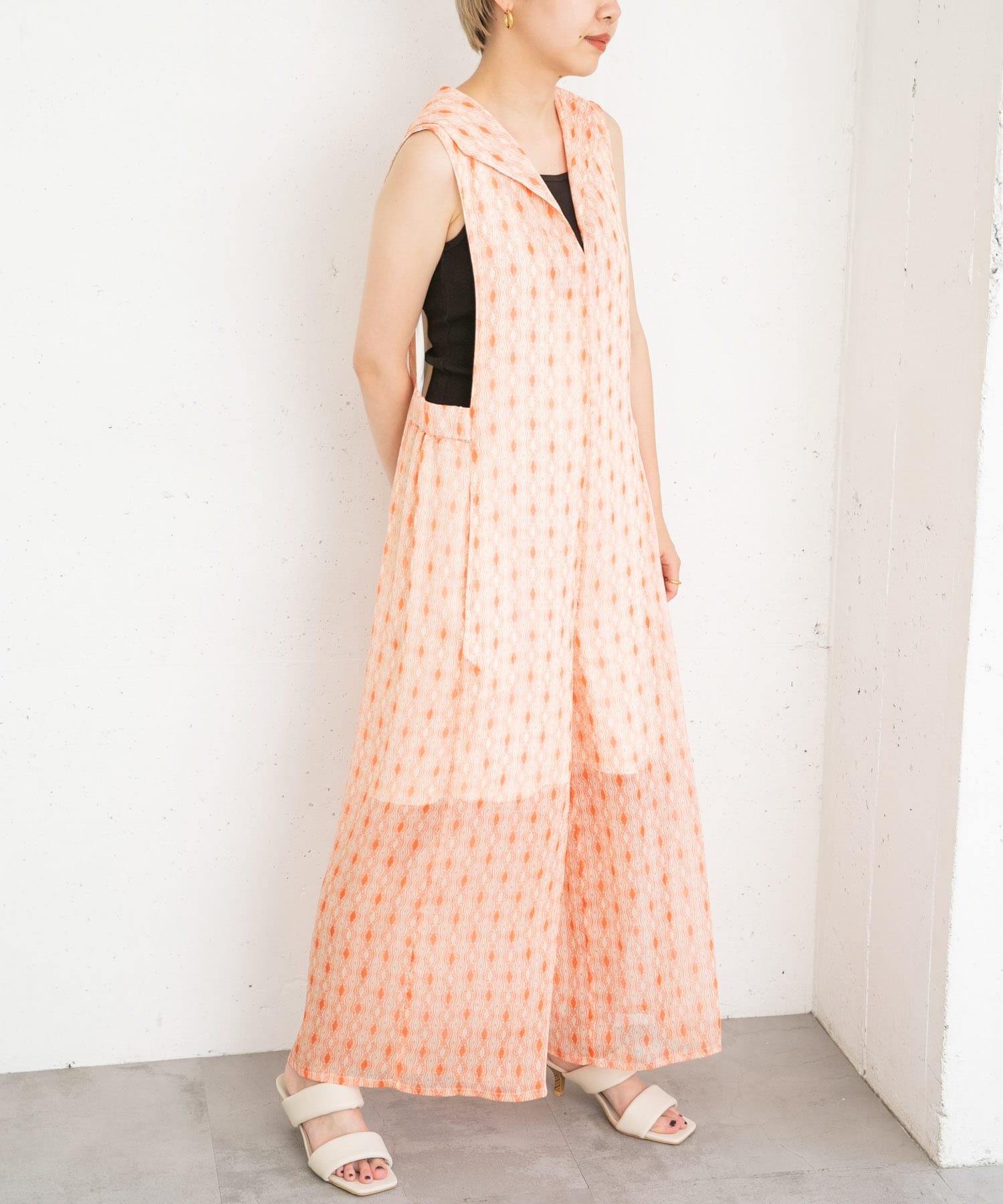 身長：157cm サイズ：one