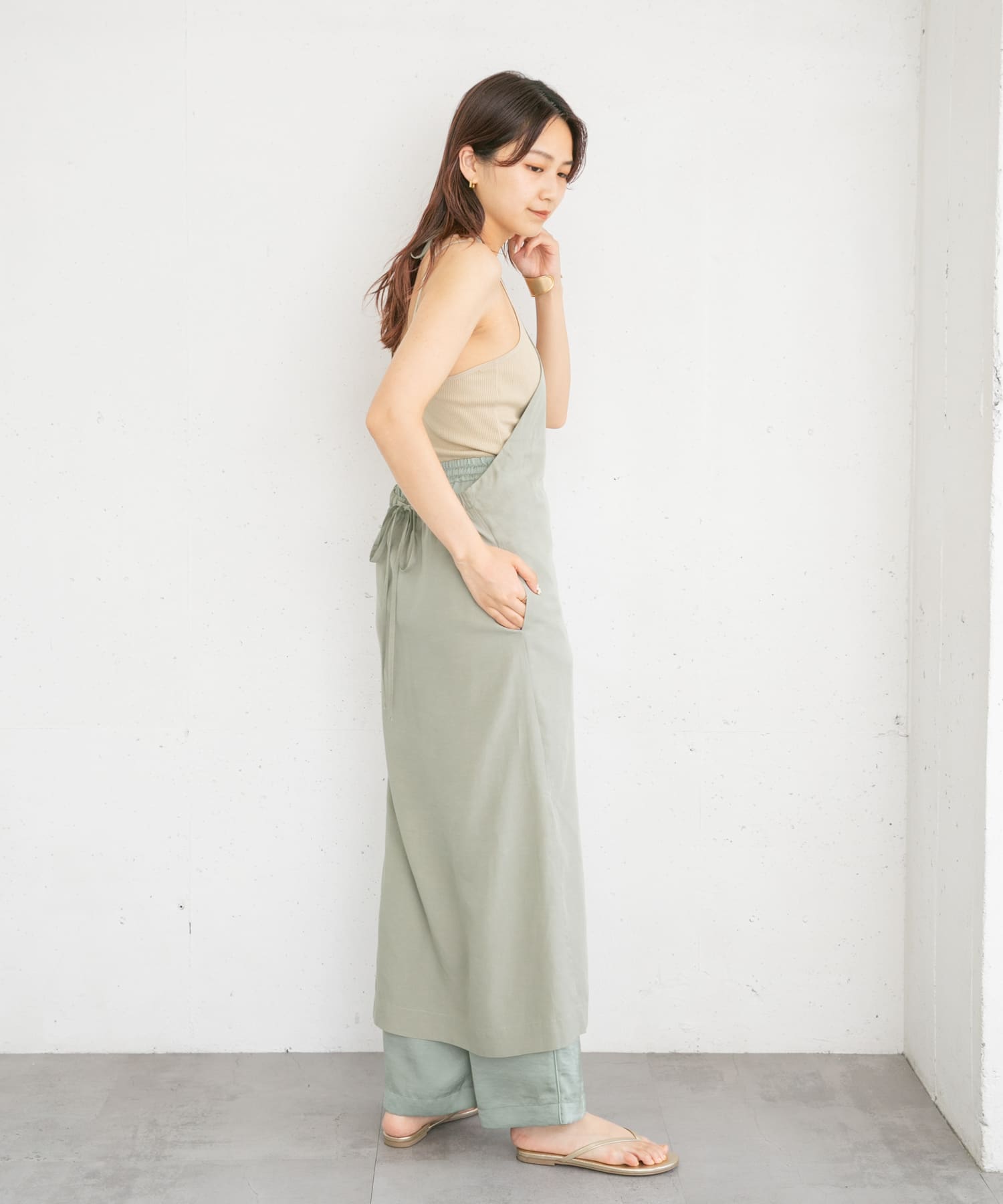 身長：165cm サイズ：one