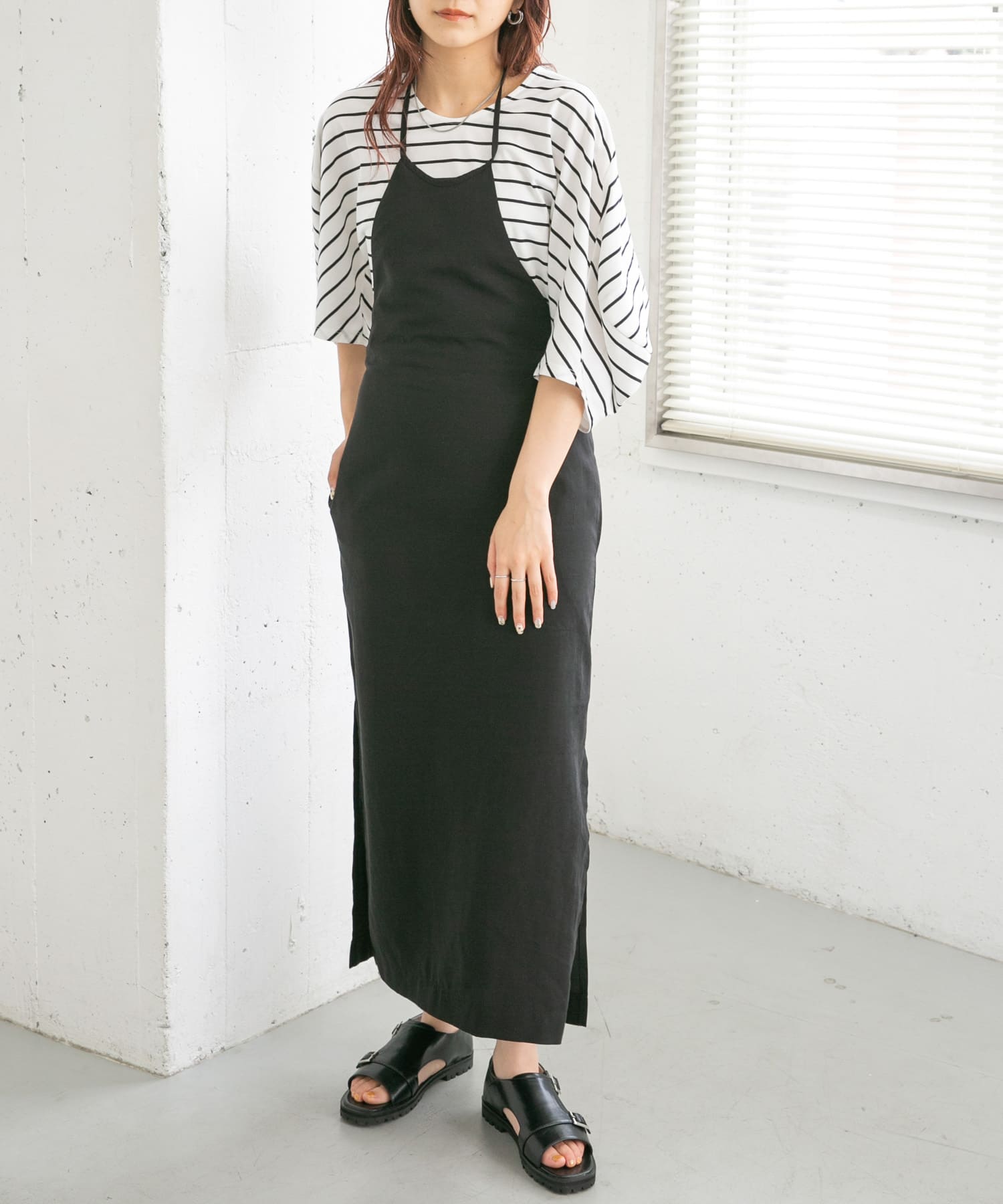 身長：165cm サイズ：one