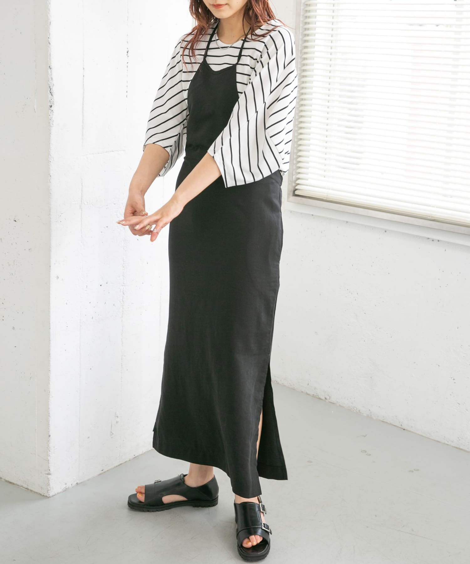 身長：165cm サイズ：one