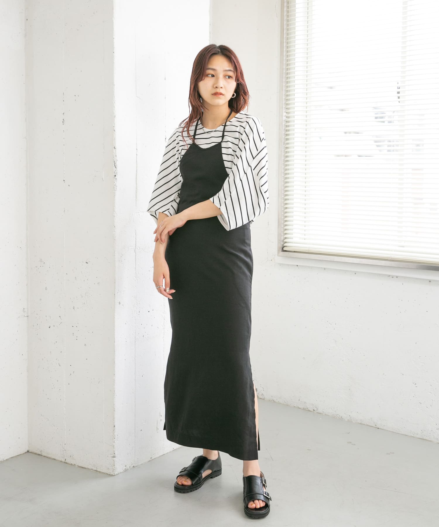 身長：165cm サイズ：one