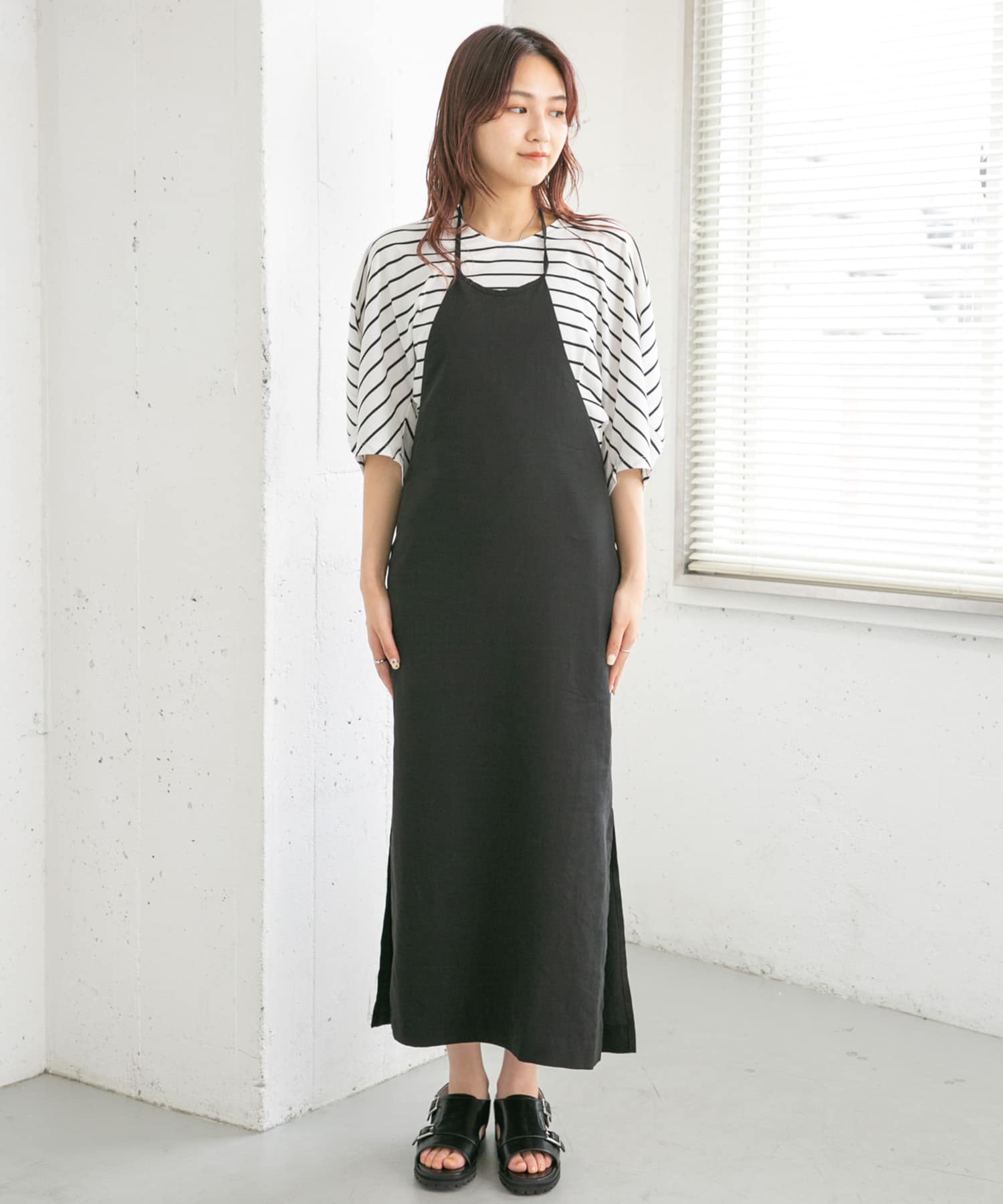 エプロンワンピース(one BLACK): ワンピース｜URBAN RESEARCH公式