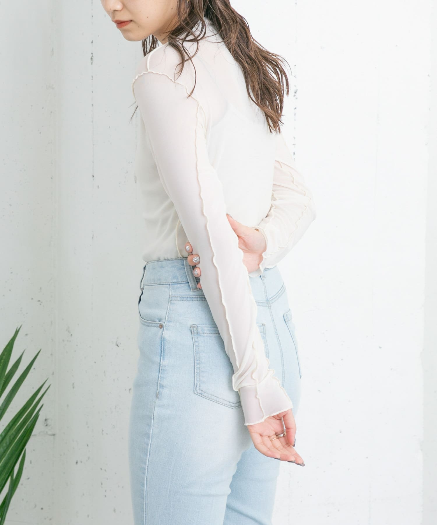 身長：165cm サイズ：one