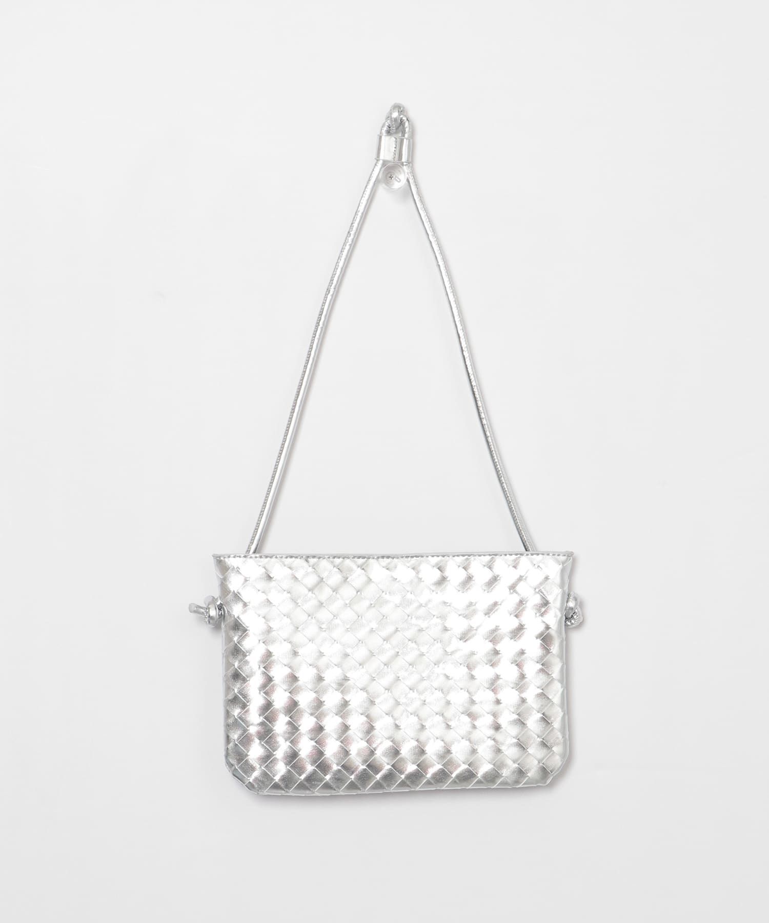 2WAYメッシュポーチBAG SILVER one