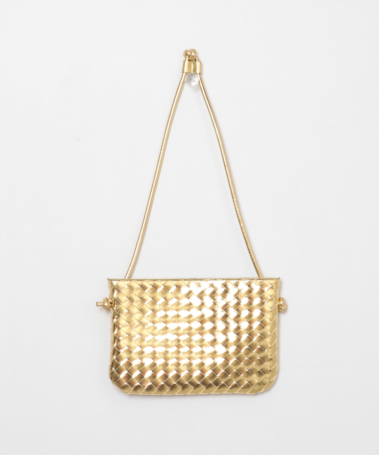 2WAYメッシュポーチBAG GOLD one