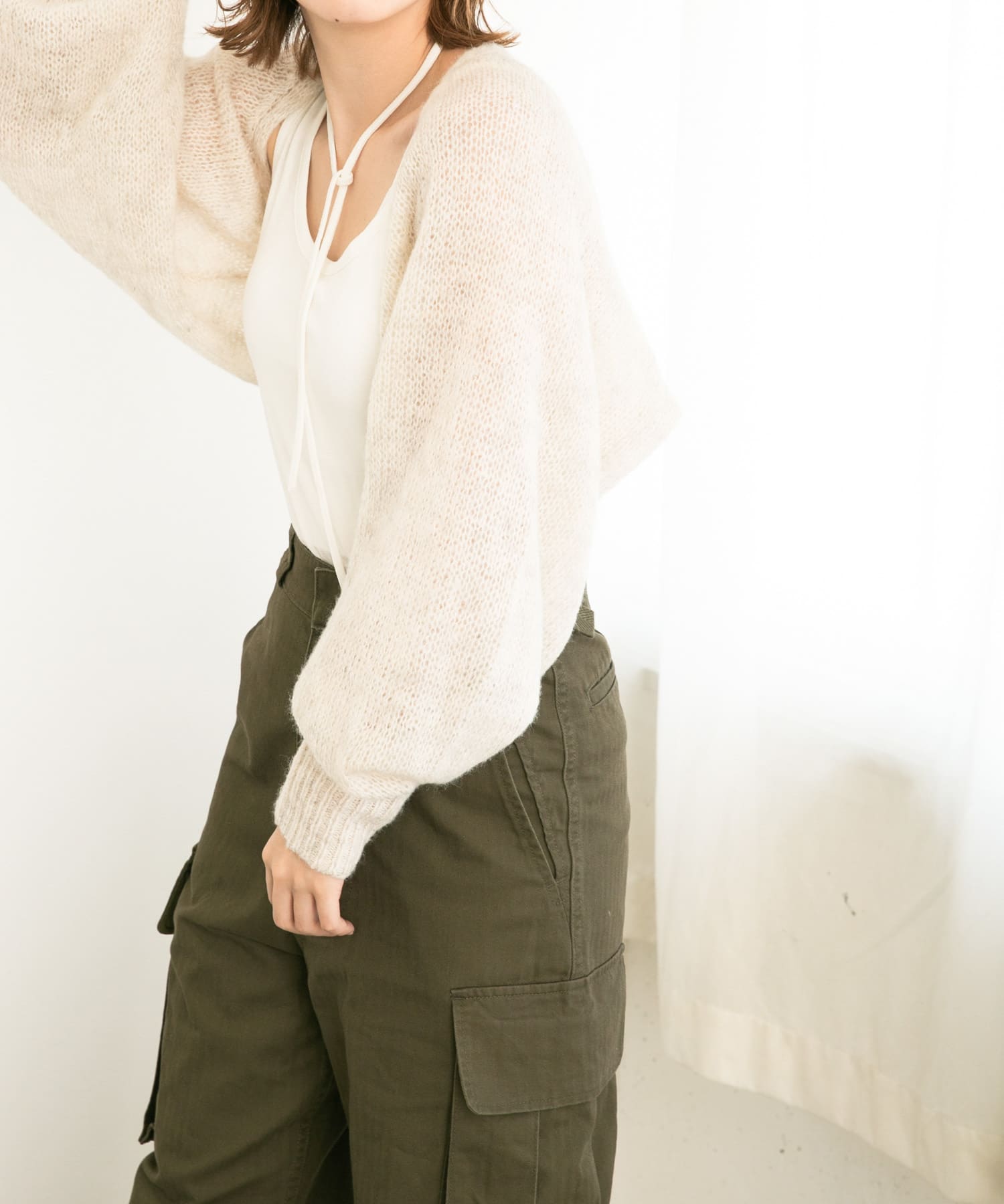 身長：160cm サイズ：one