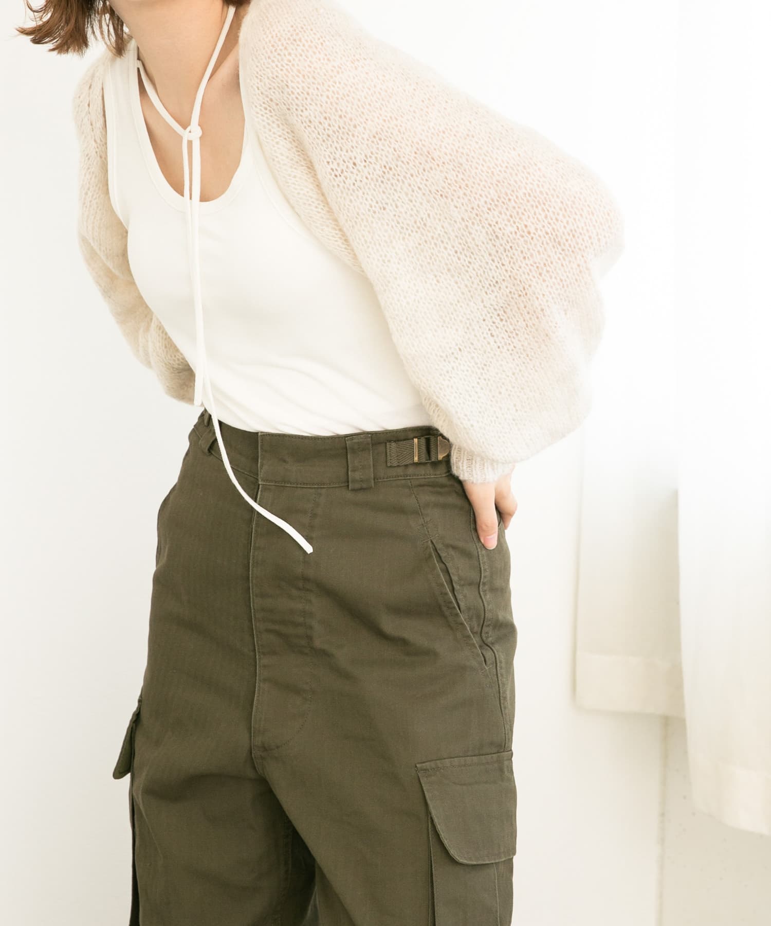 身長：160cm サイズ：one