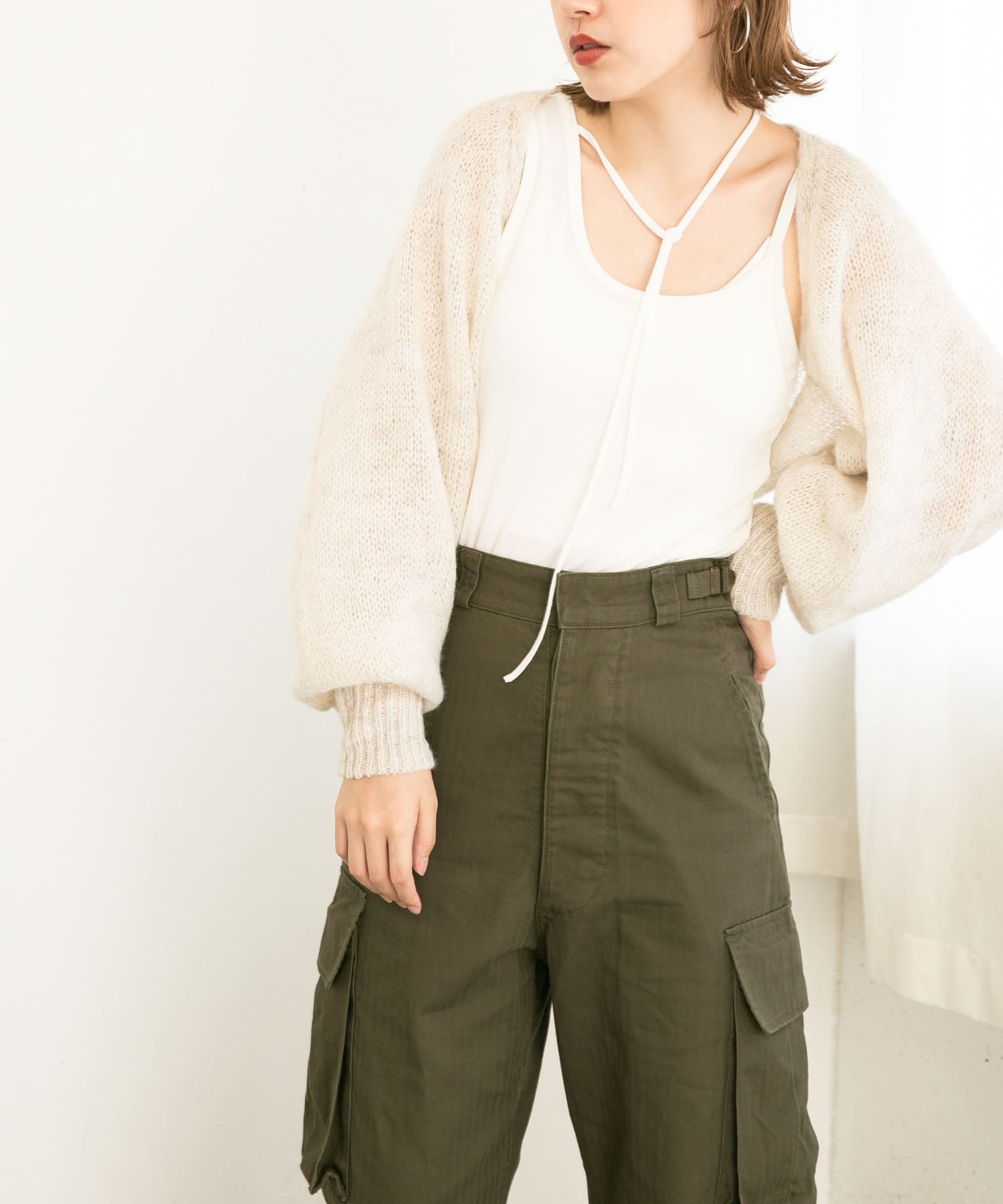 身長：160cm サイズ：one