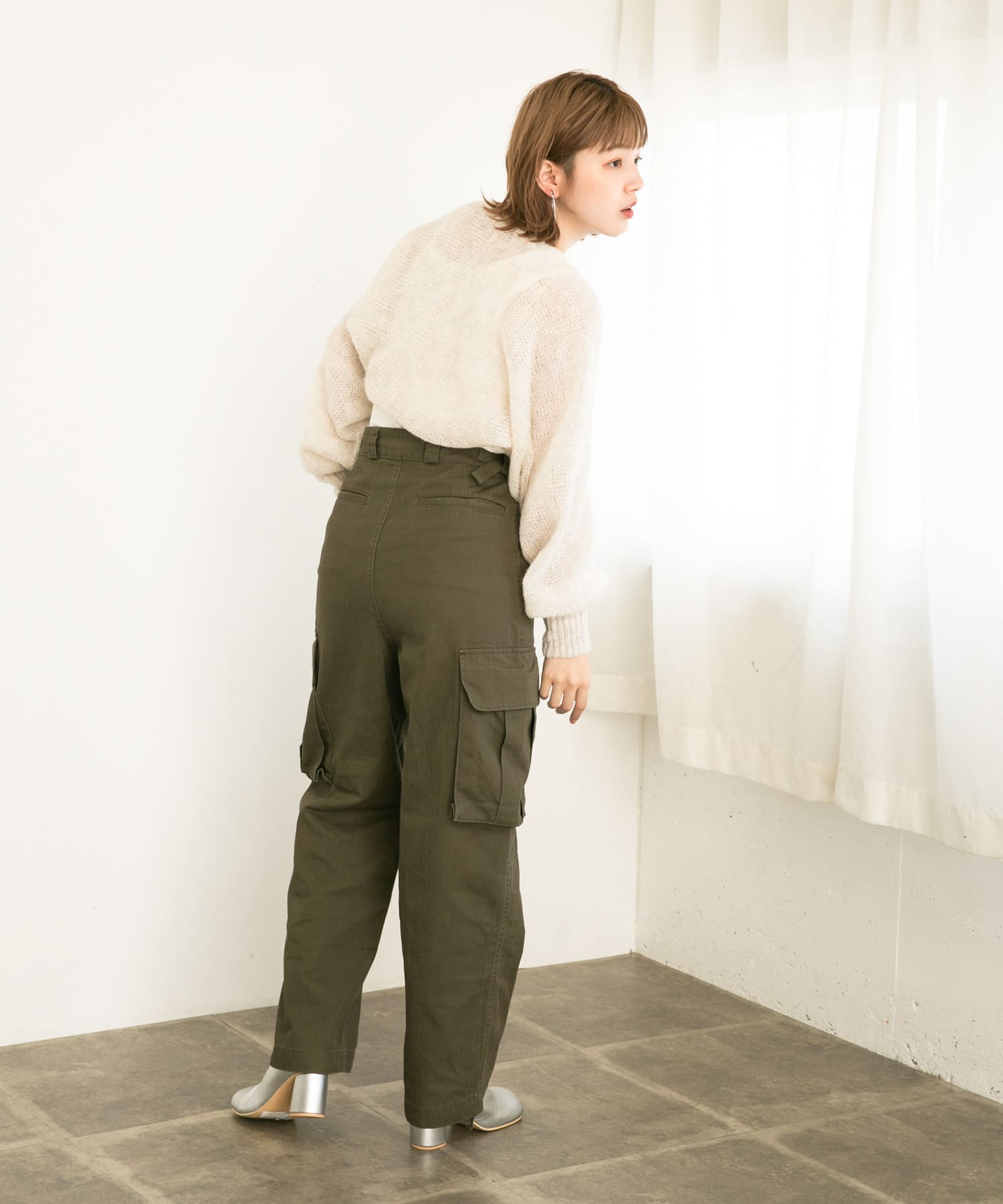 身長：160cm サイズ：one