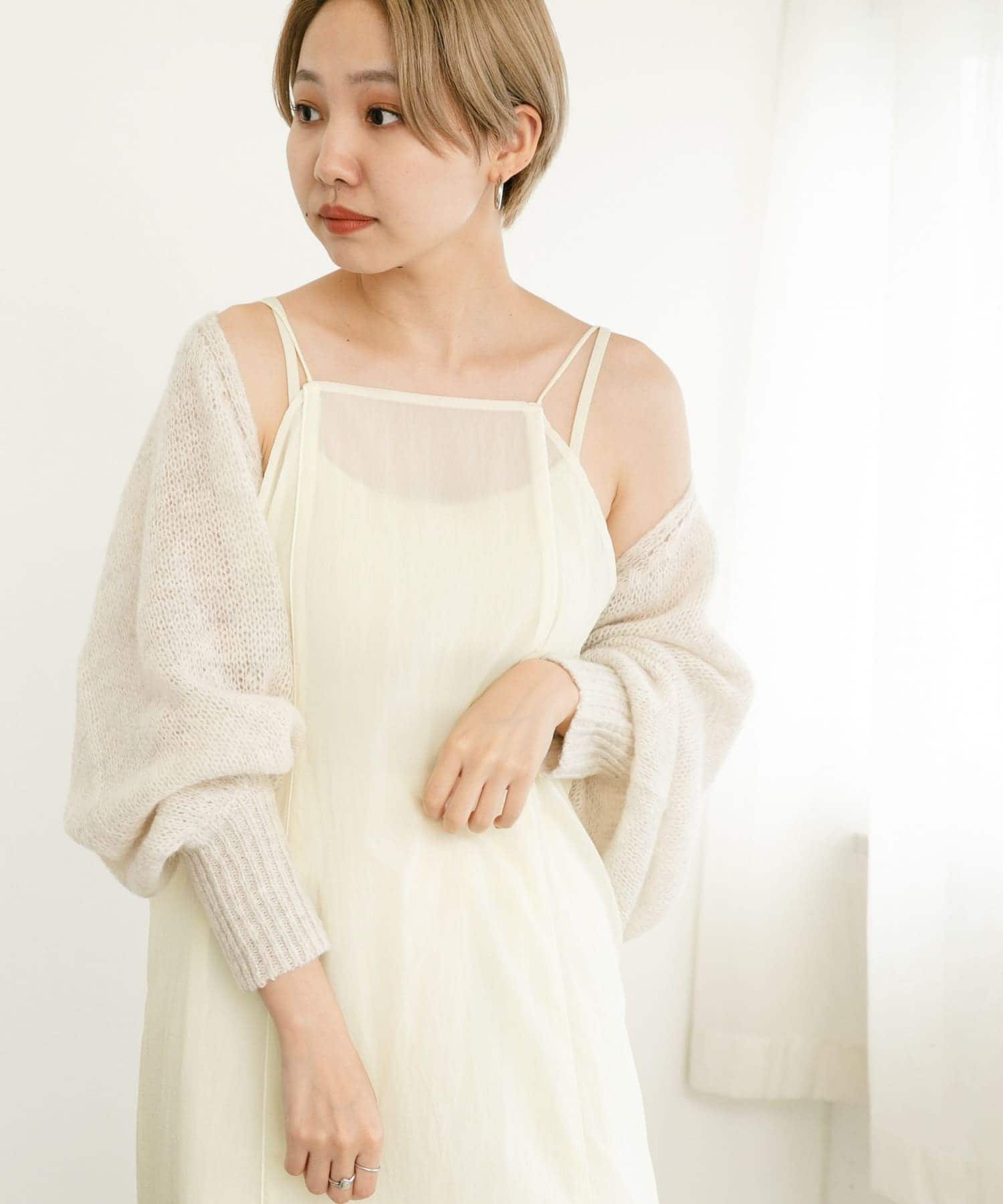 身長：157cm サイズ：one