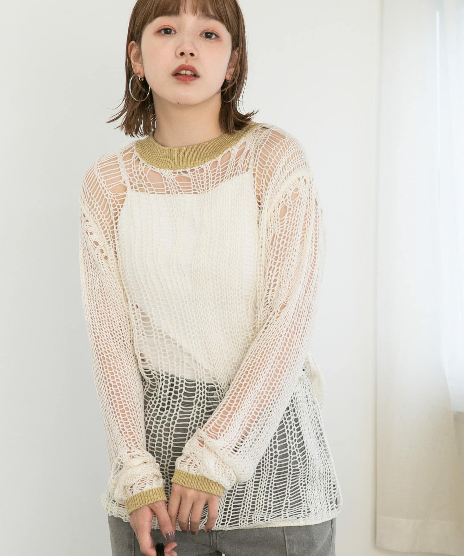 身長：160cm サイズ：one