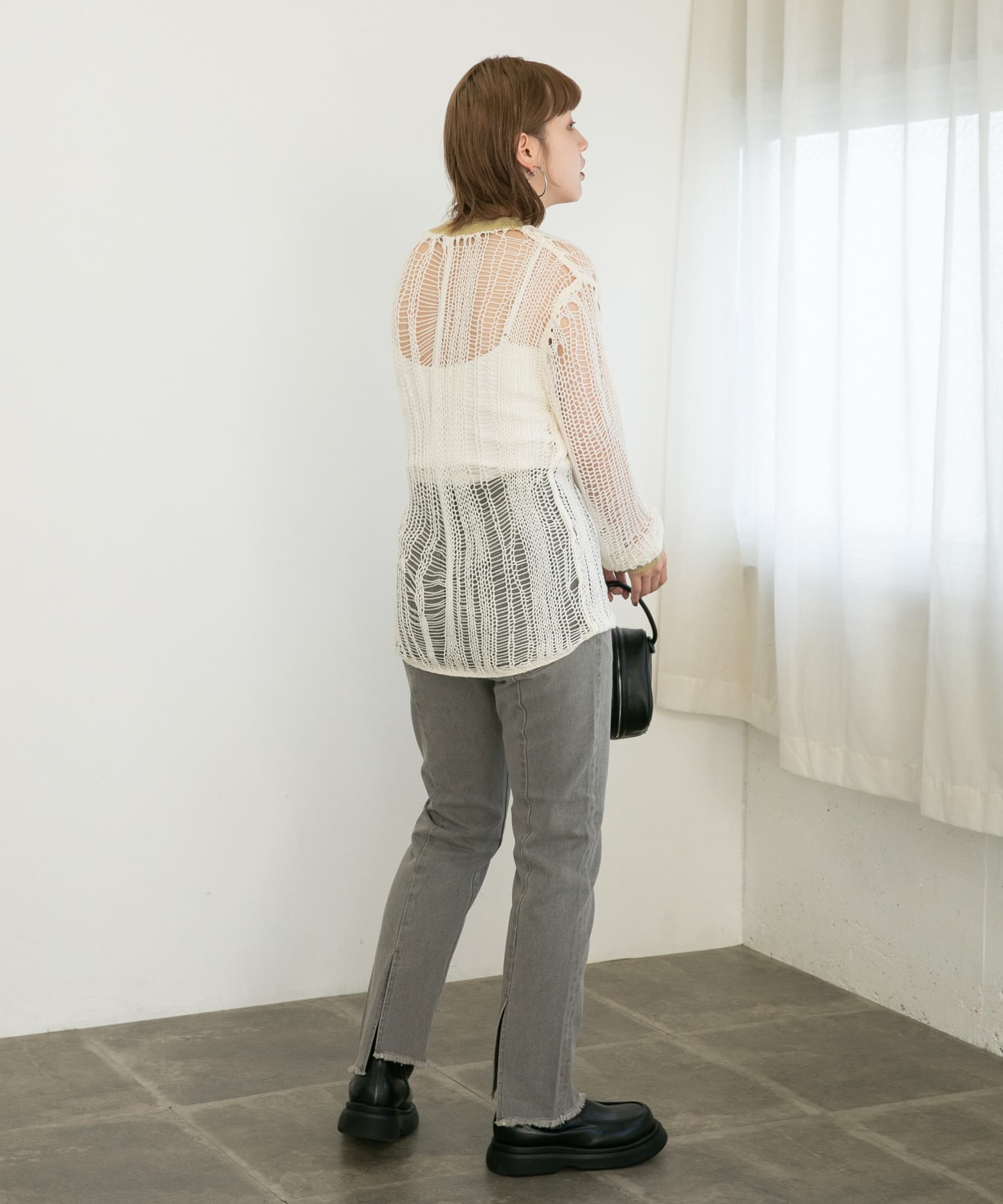 身長：160cm サイズ：one