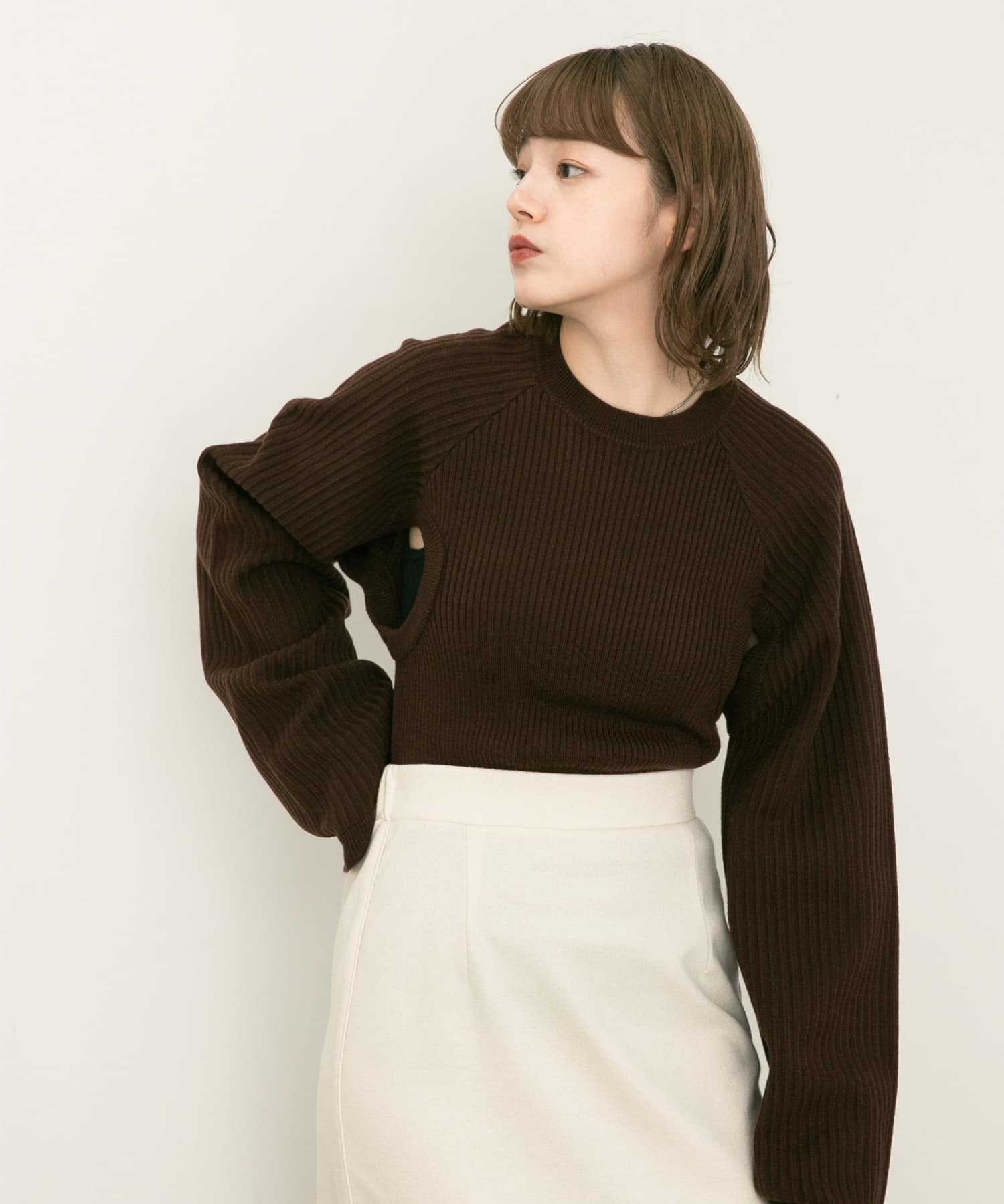 身長：160cm サイズ：one