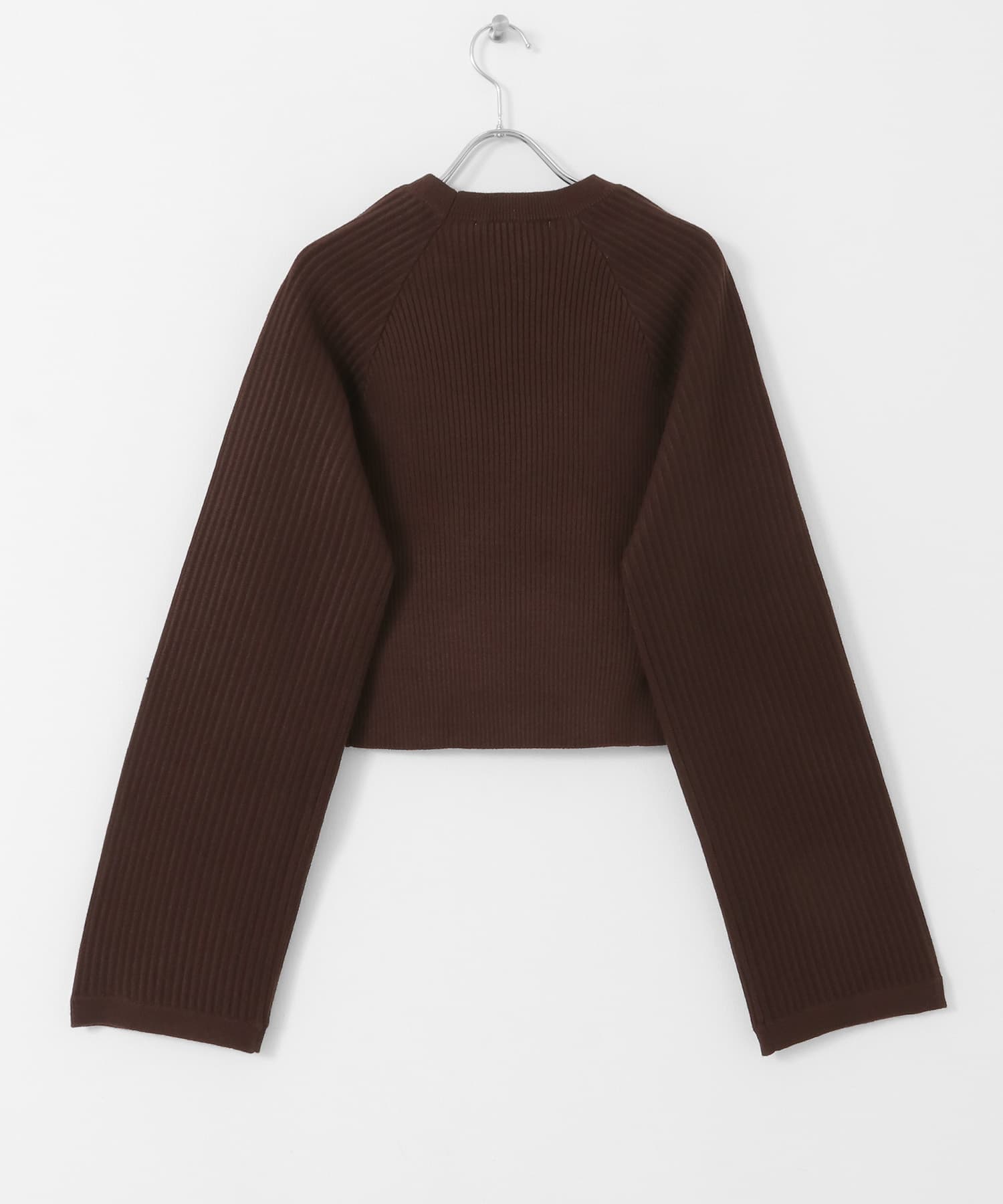 ホールカットデザインニット BROWN one