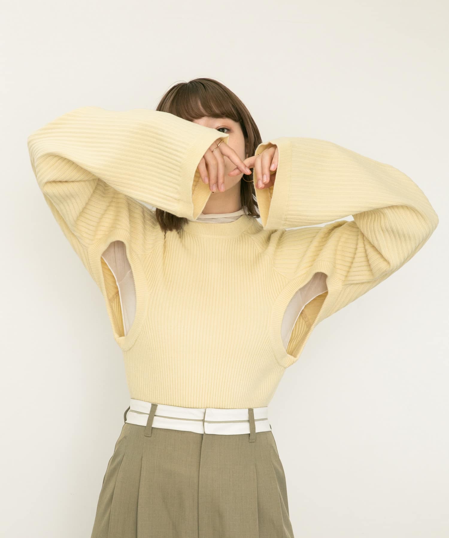 身長：160cm サイズ：one