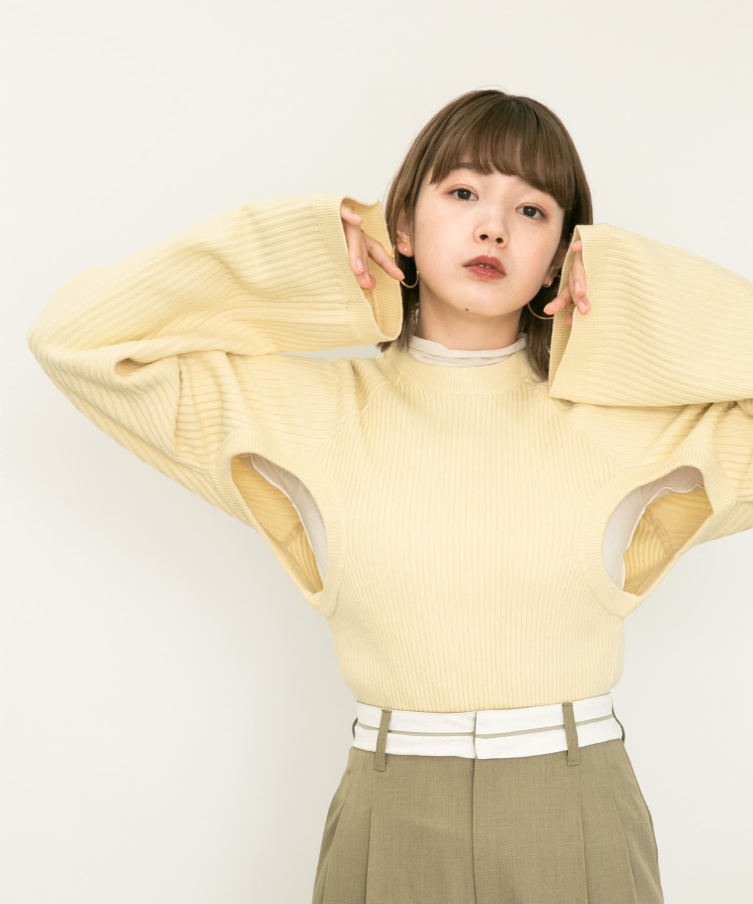身長：160cm サイズ：one