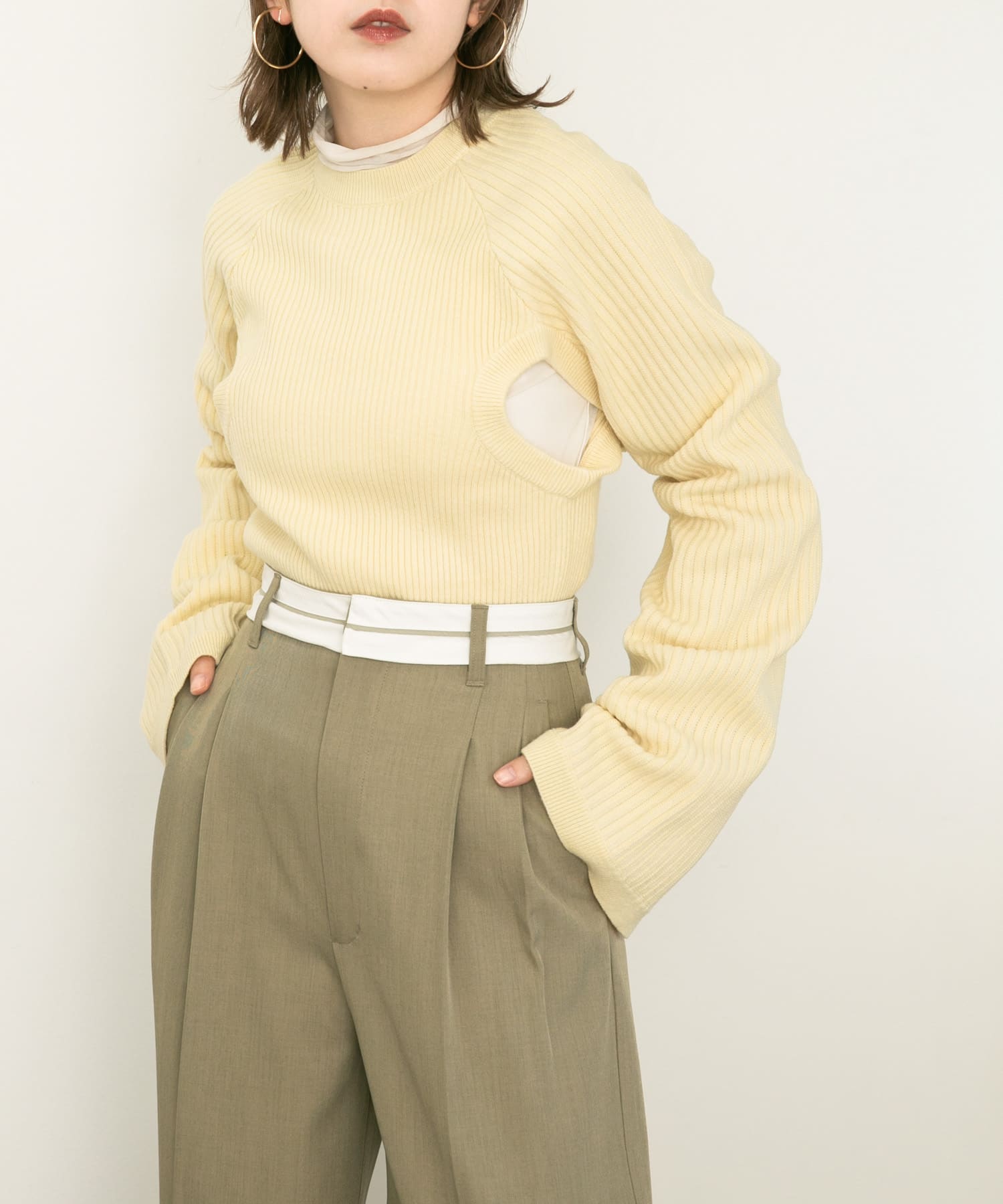 身長：160cm サイズ：one