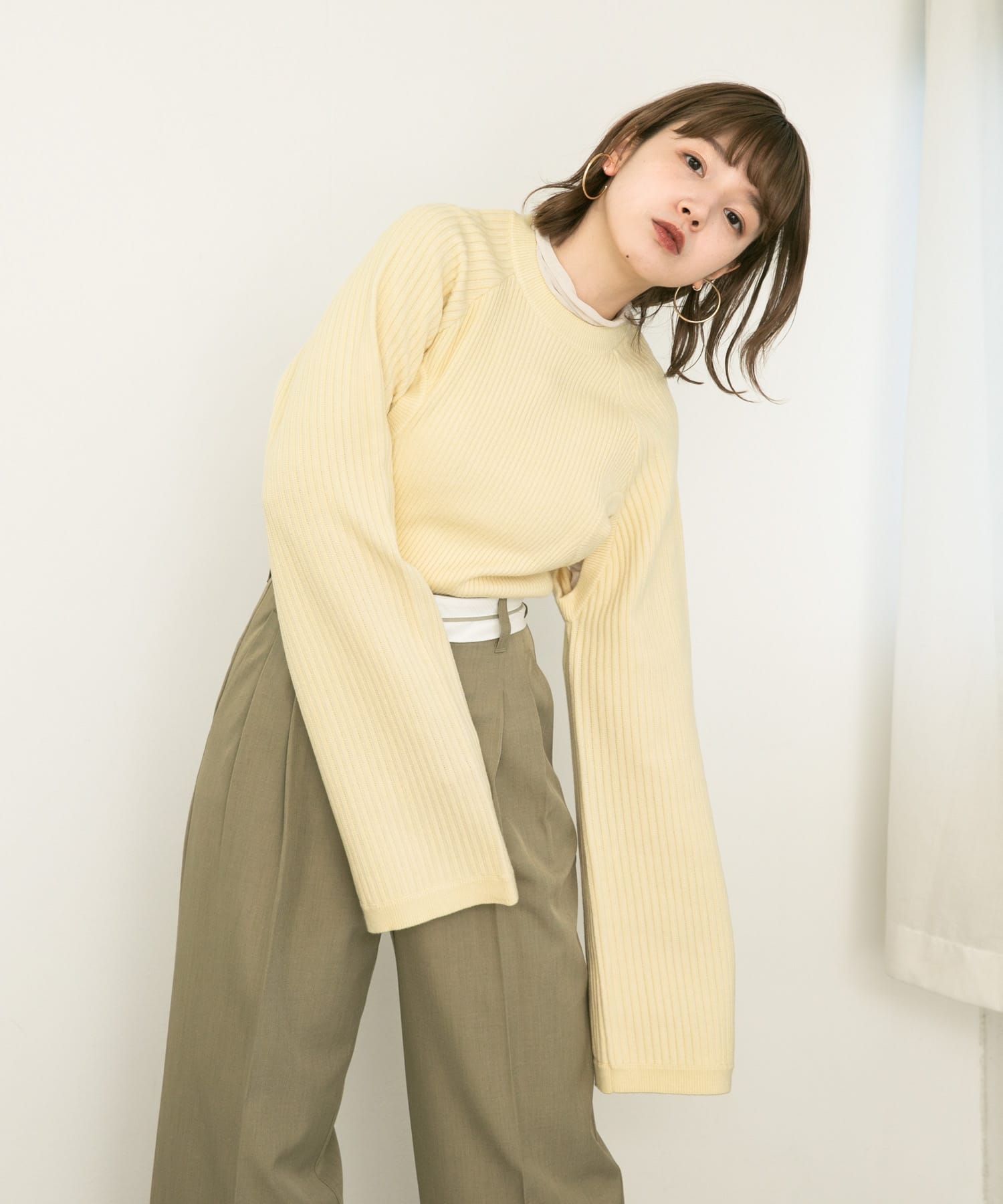 身長：160cm サイズ：one