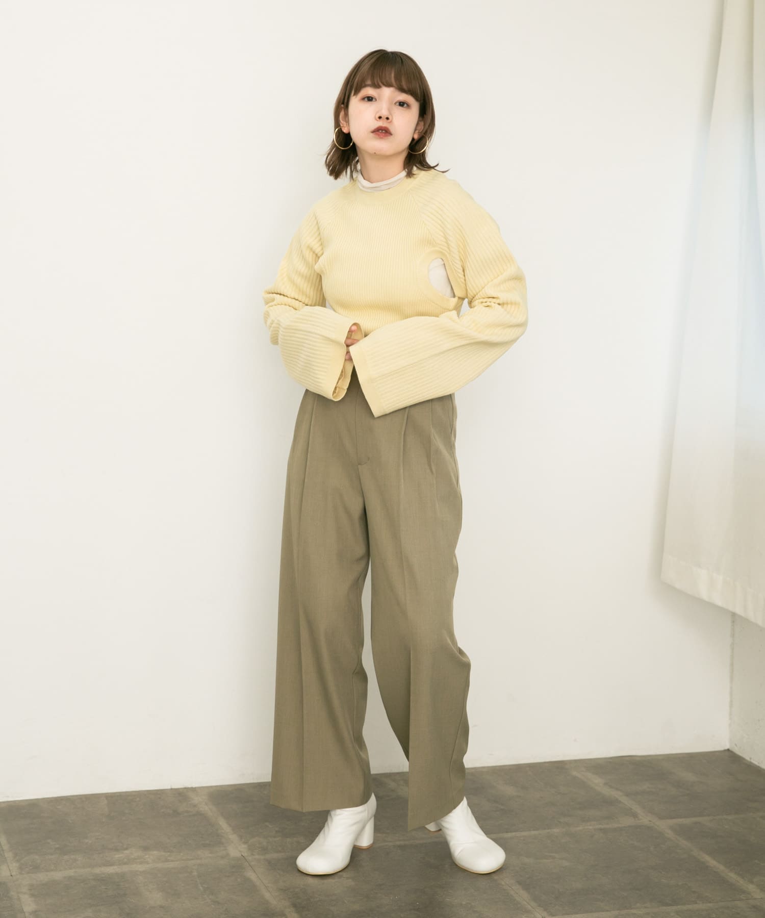 身長：160cm サイズ：one