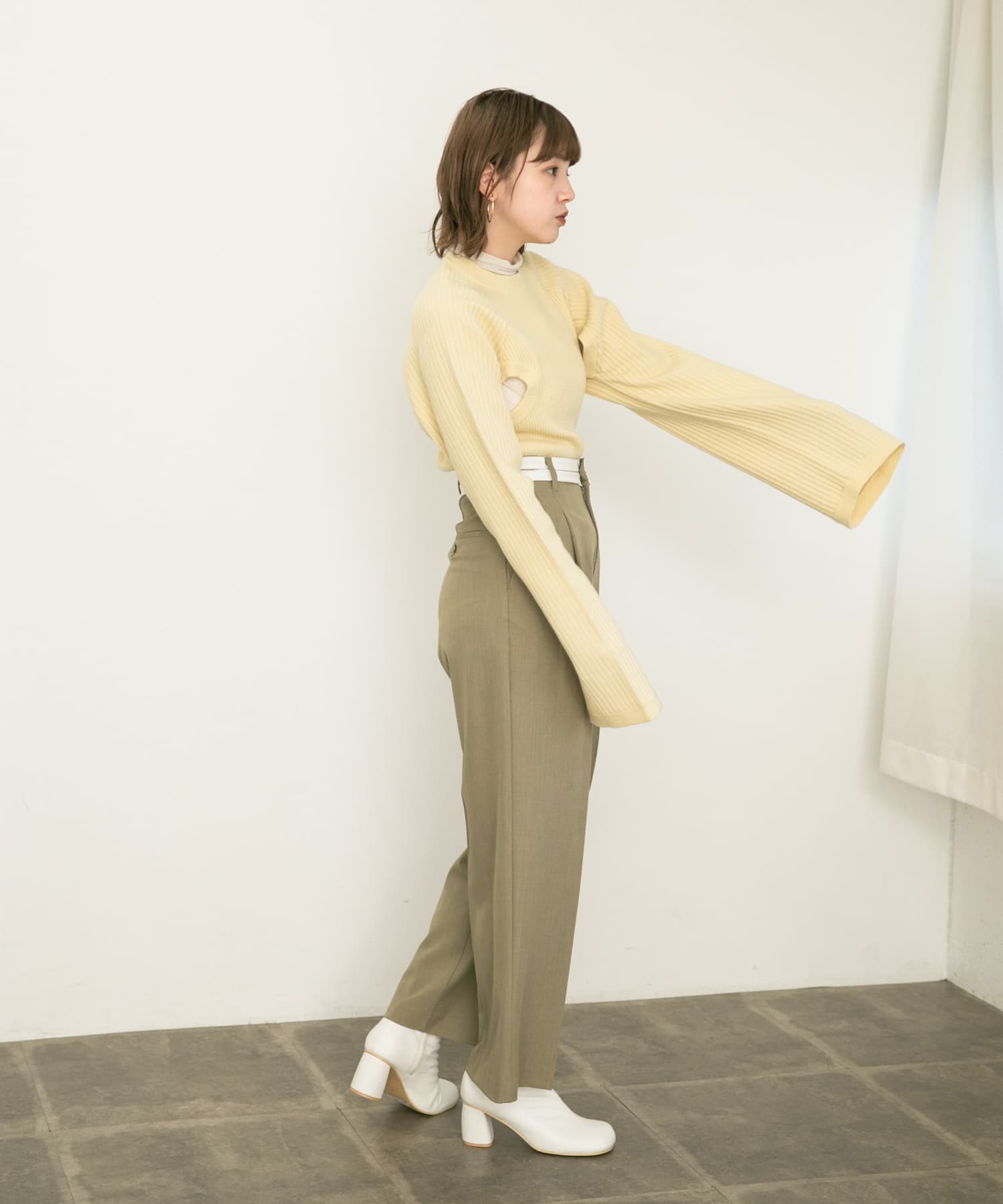 身長：160cm サイズ：one