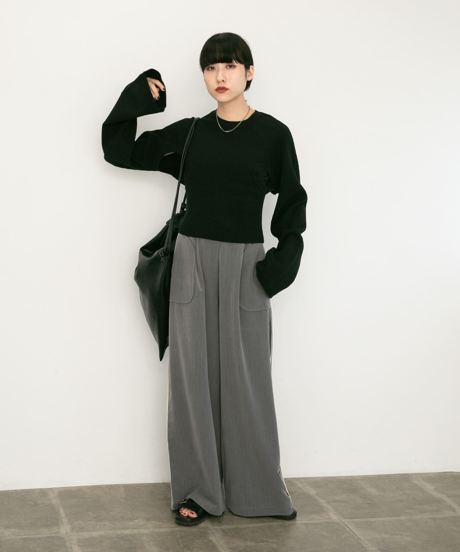 身長：160cm サイズ：one
