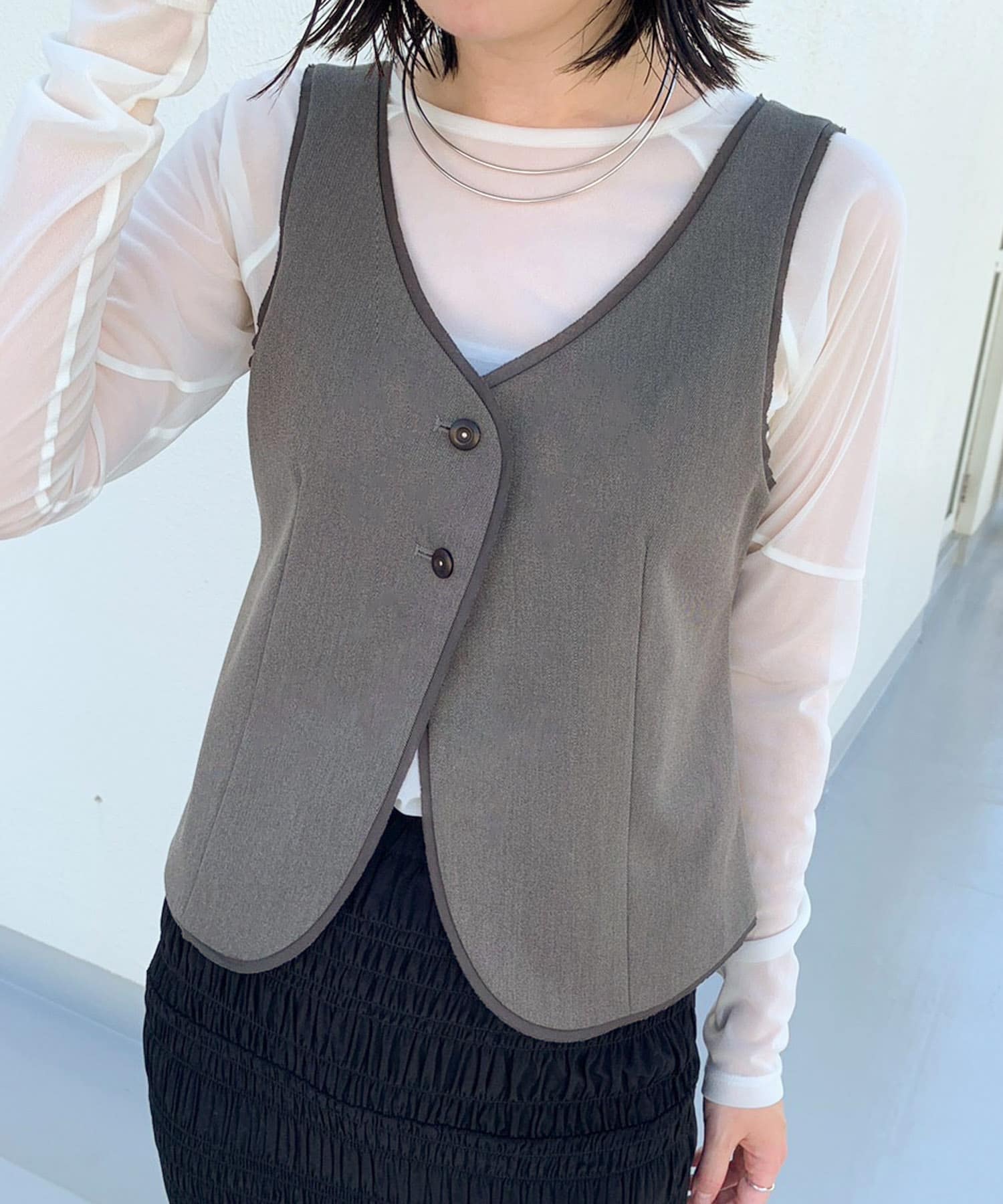 身長：167cm サイズ：one