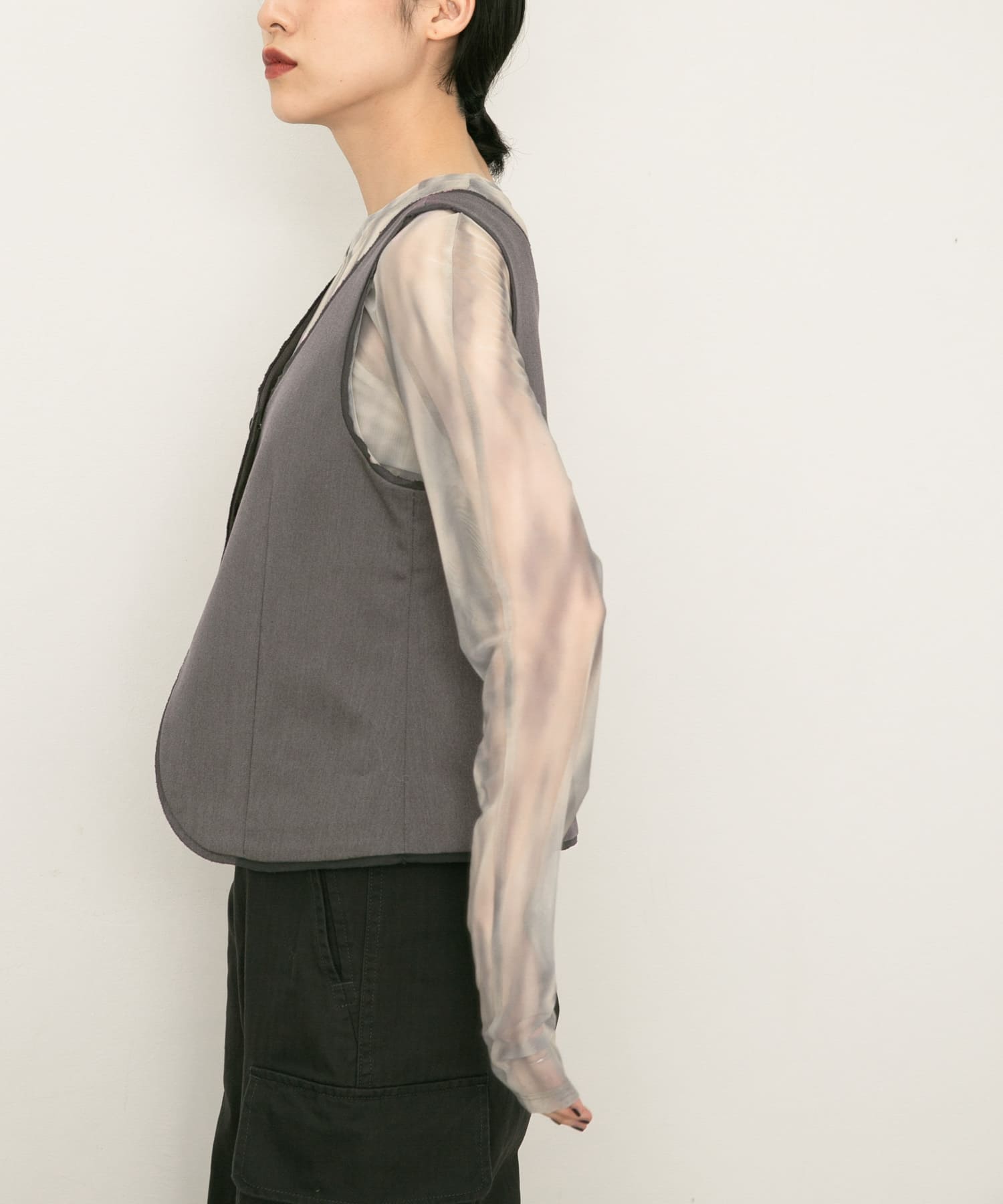 身長：160cm サイズ：one