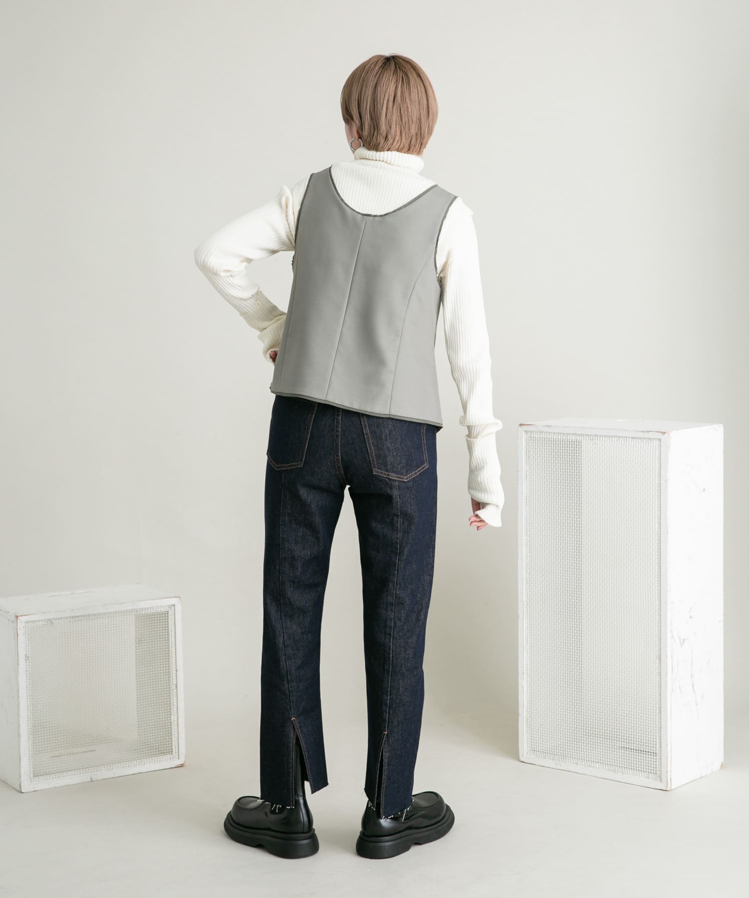 身長：157cm サイズ：one