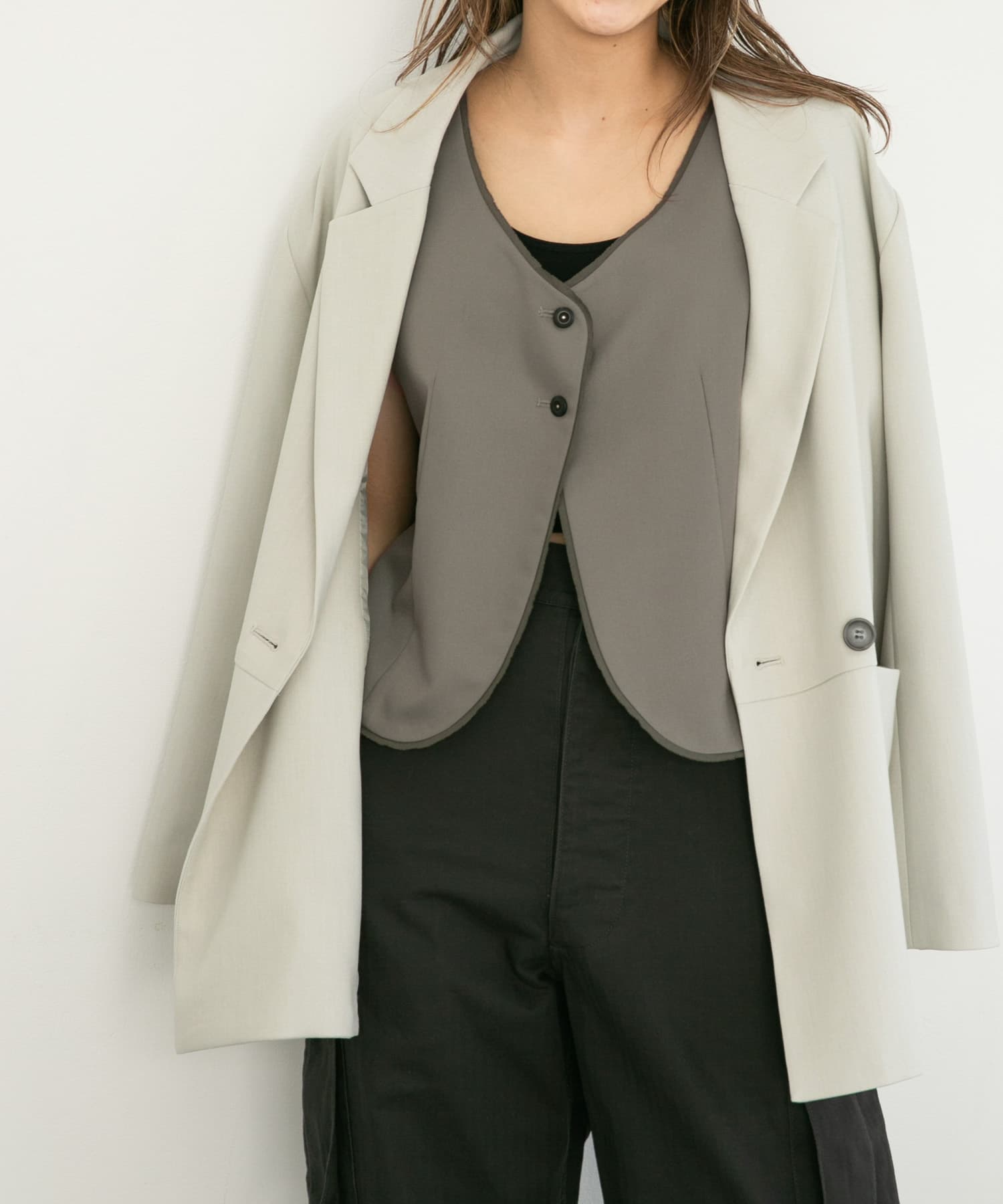 身長：165cm サイズ：one