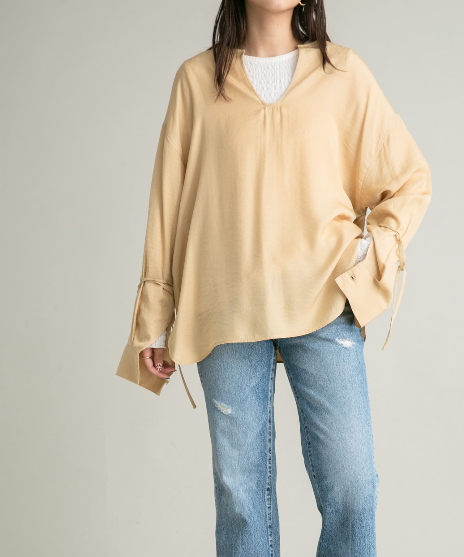 身長：165cm サイズ：one