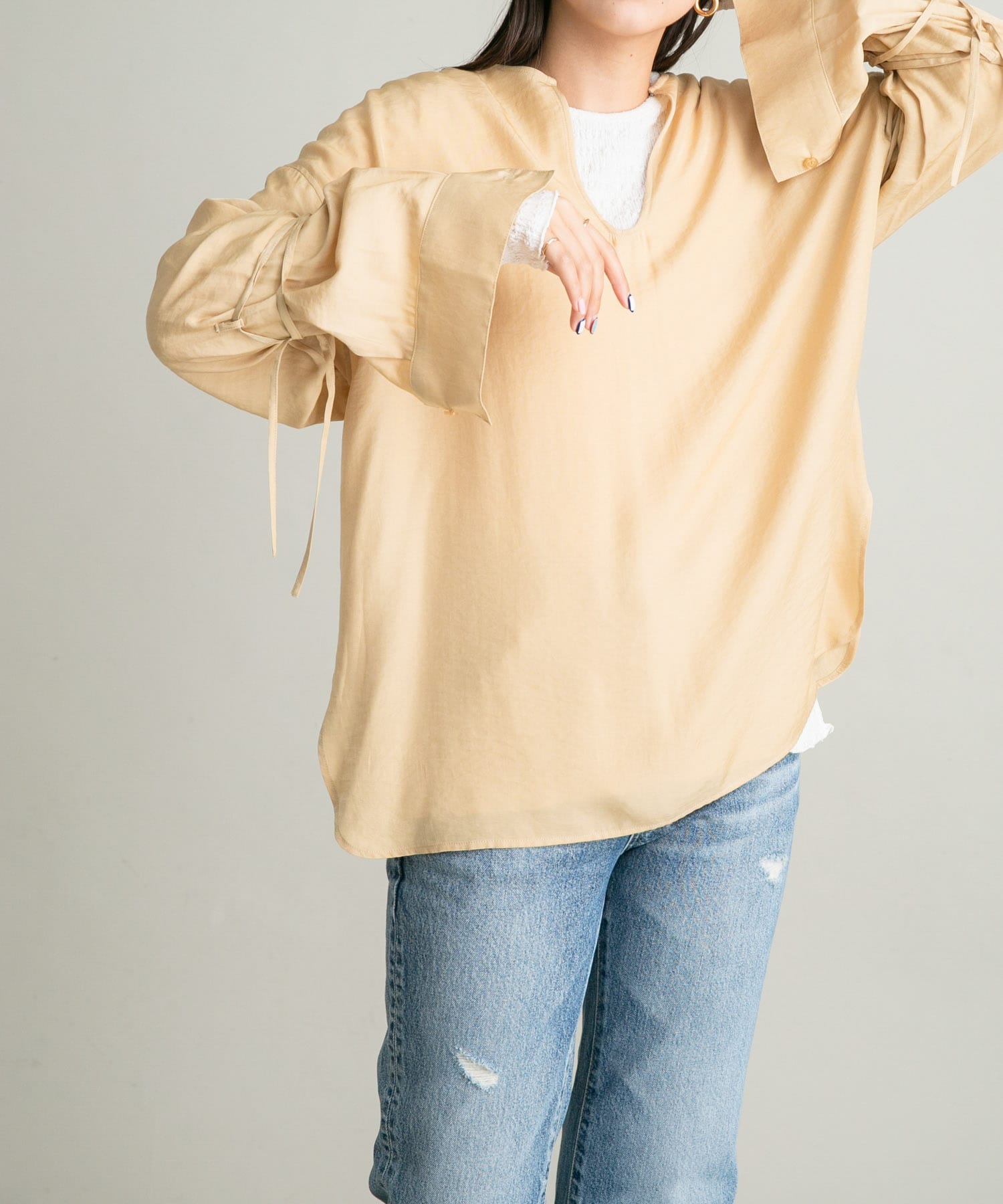 身長：165cm サイズ：one