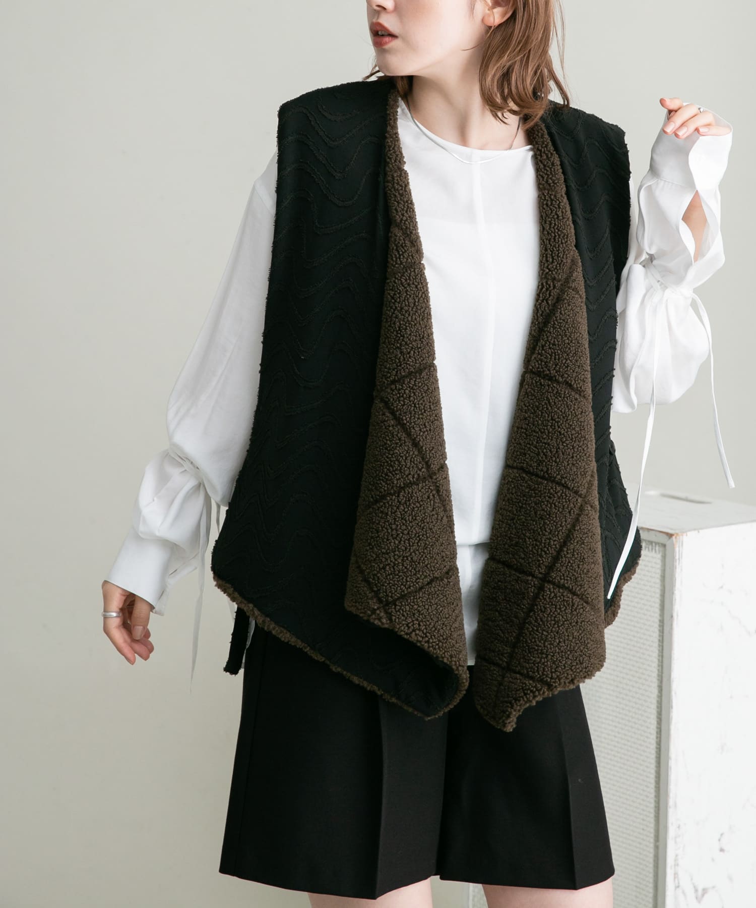 身長：160cm サイズ：one