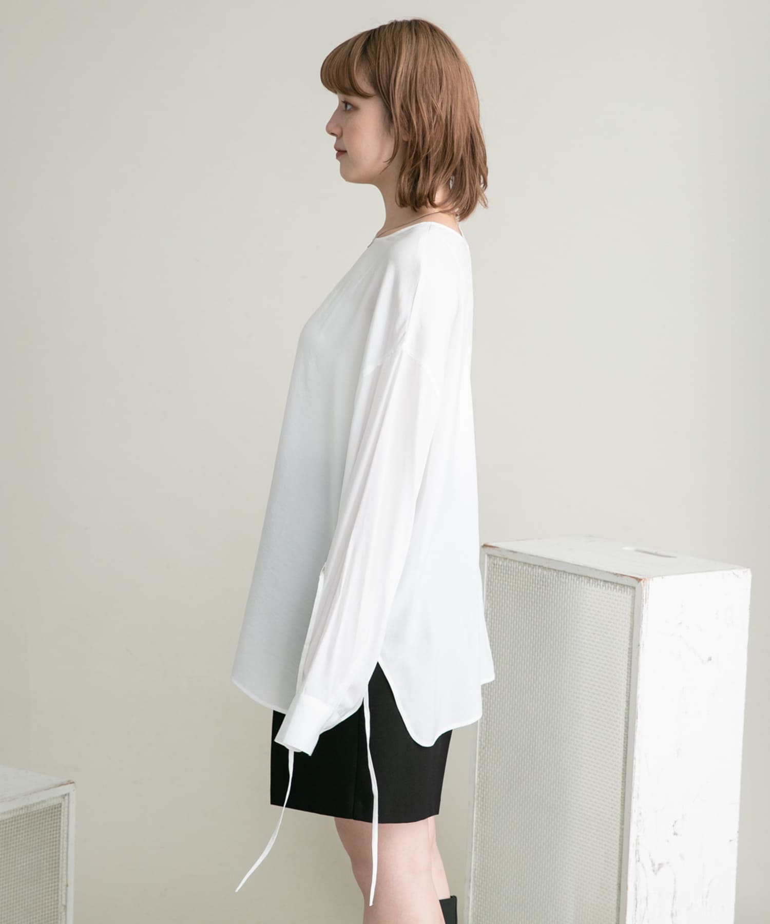 身長：160cm サイズ：one