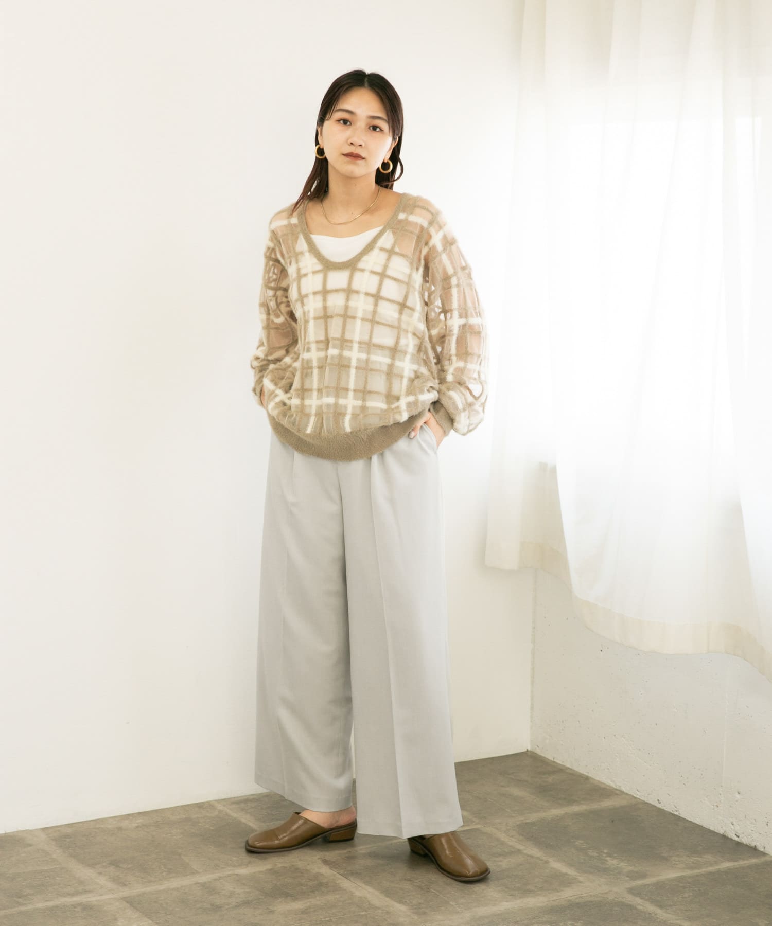 身長：165cm サイズ：38