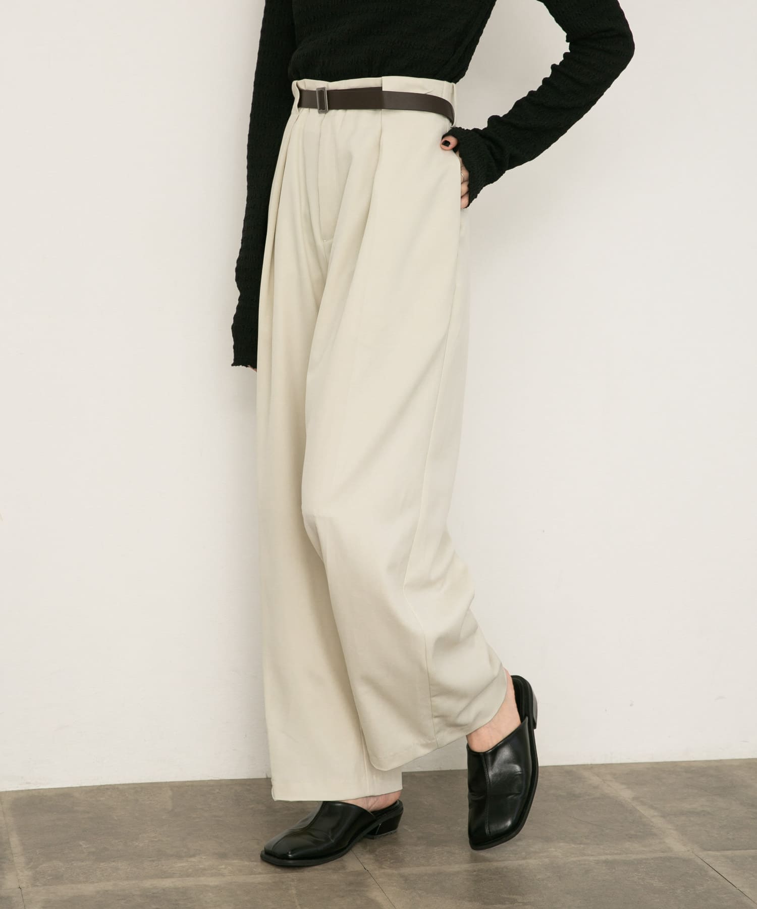 身長：160cm サイズ：one