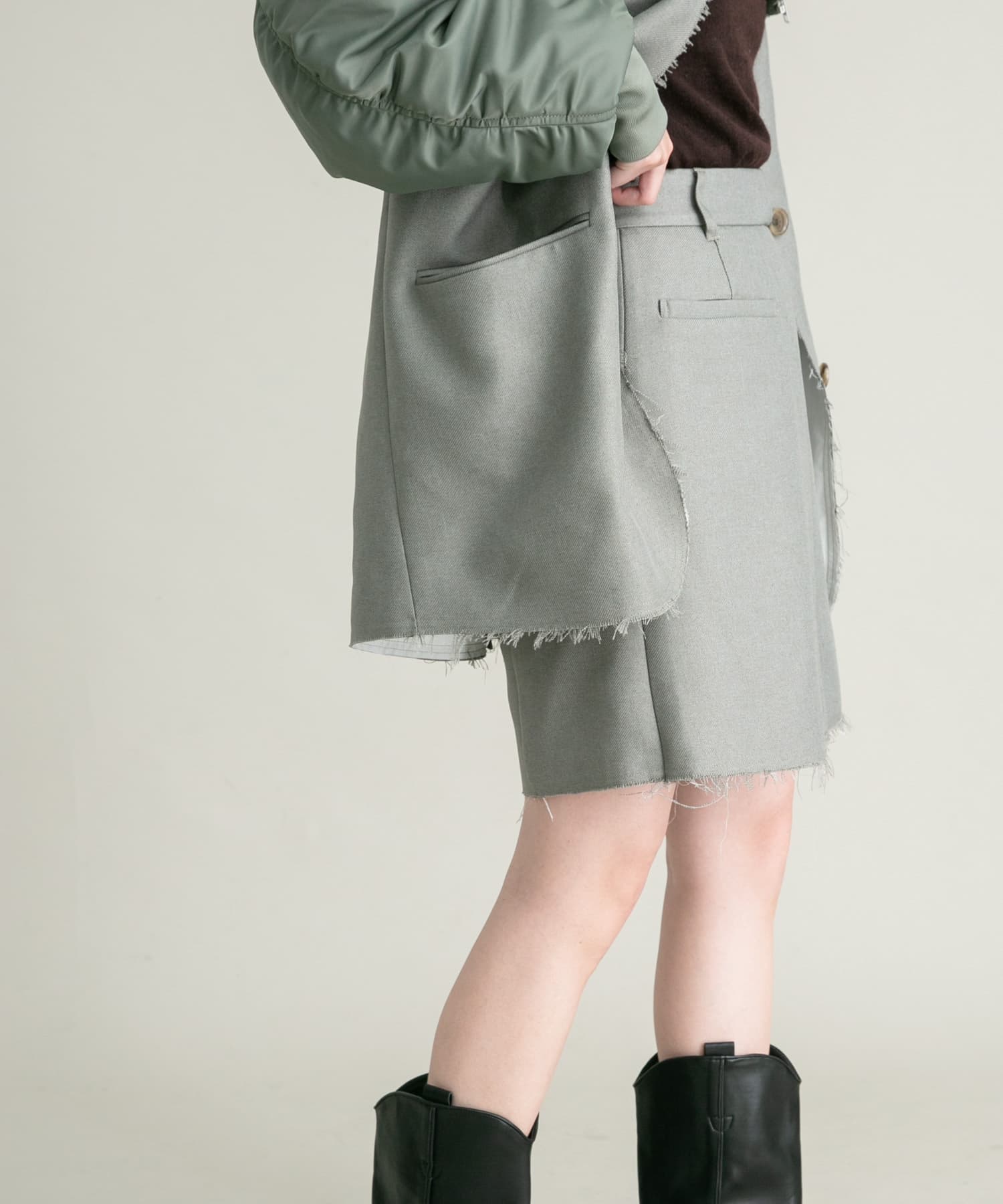 身長：157cm サイズ：one