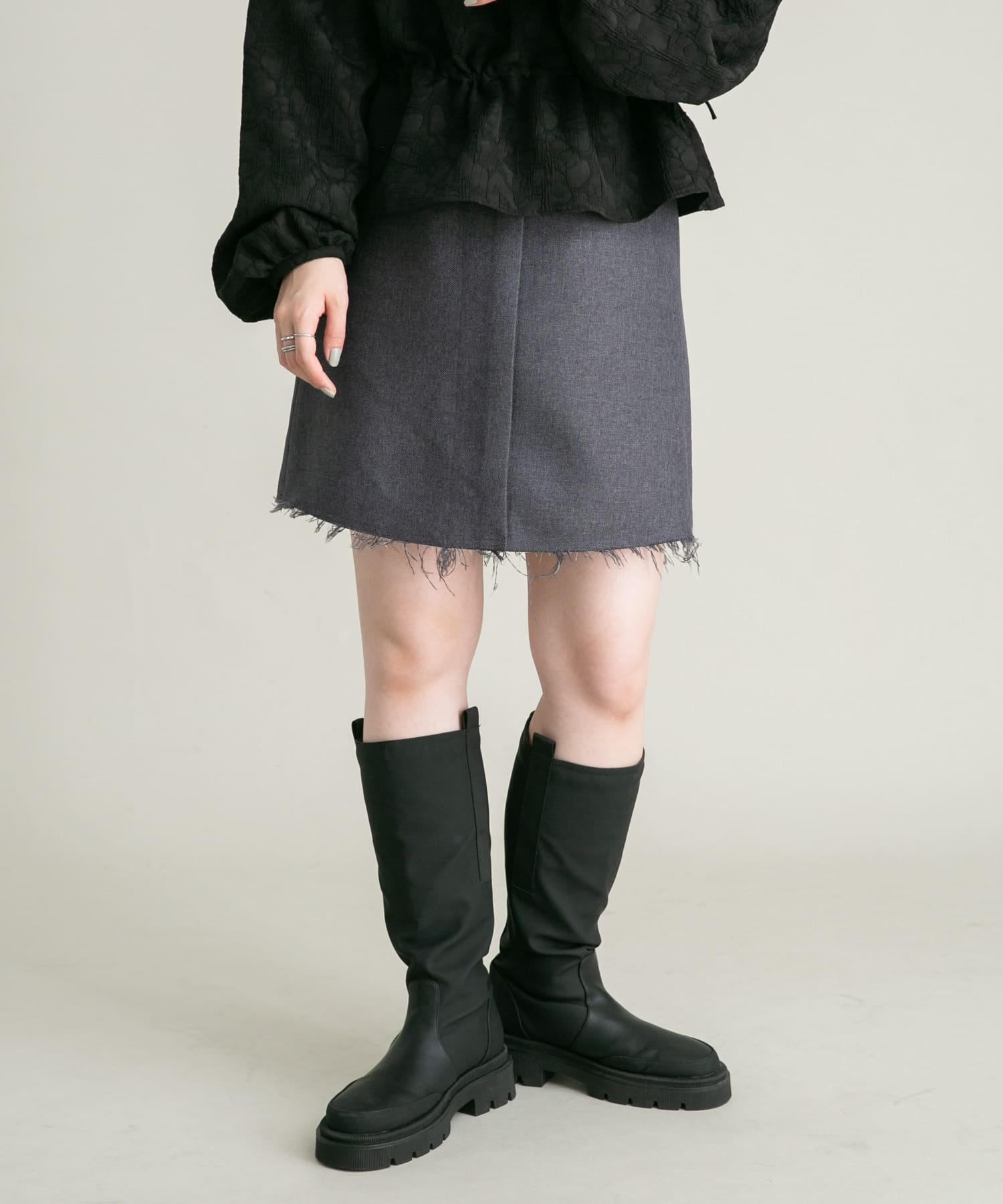 身長：160cm サイズ：one