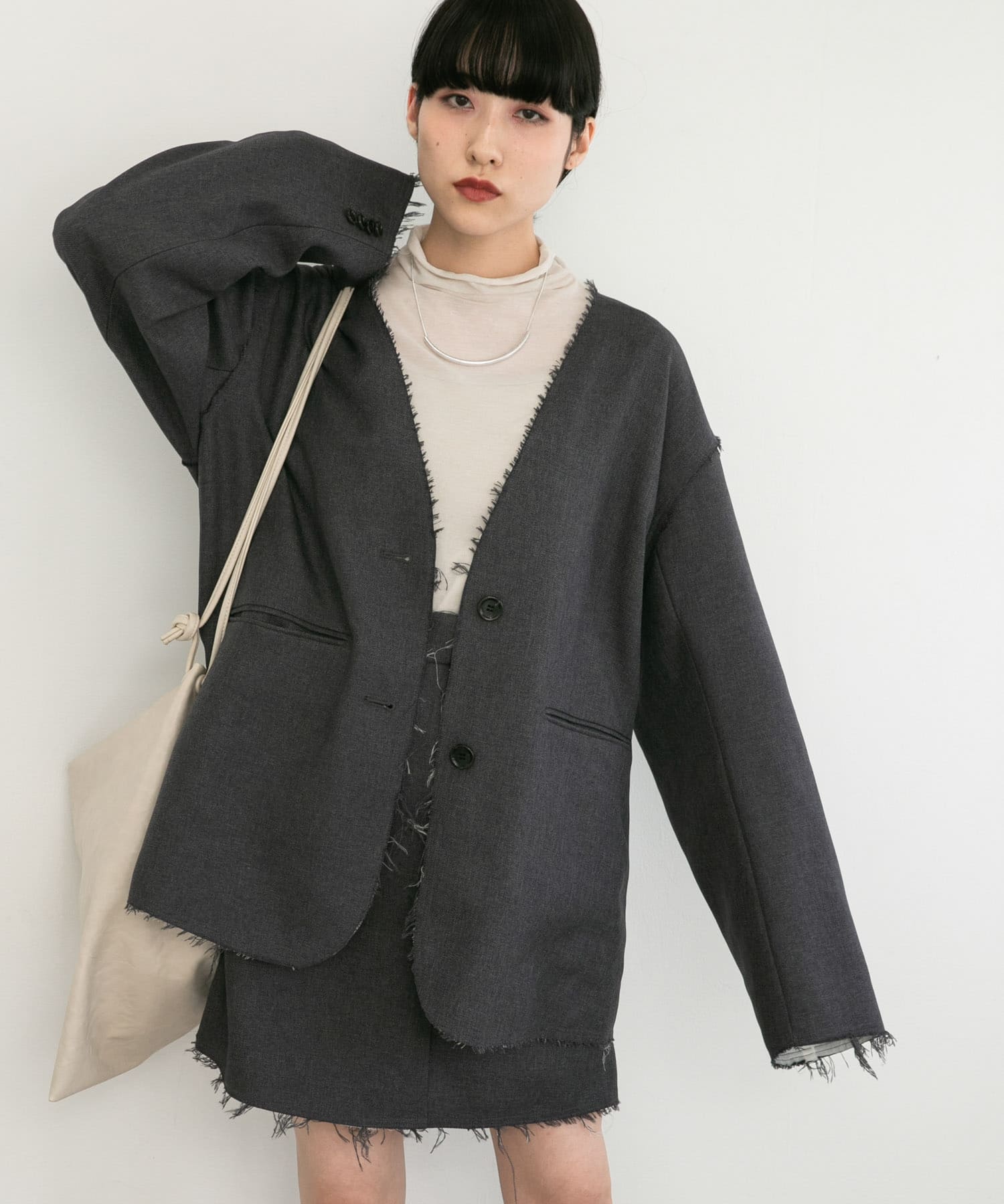身長：160cm サイズ：one