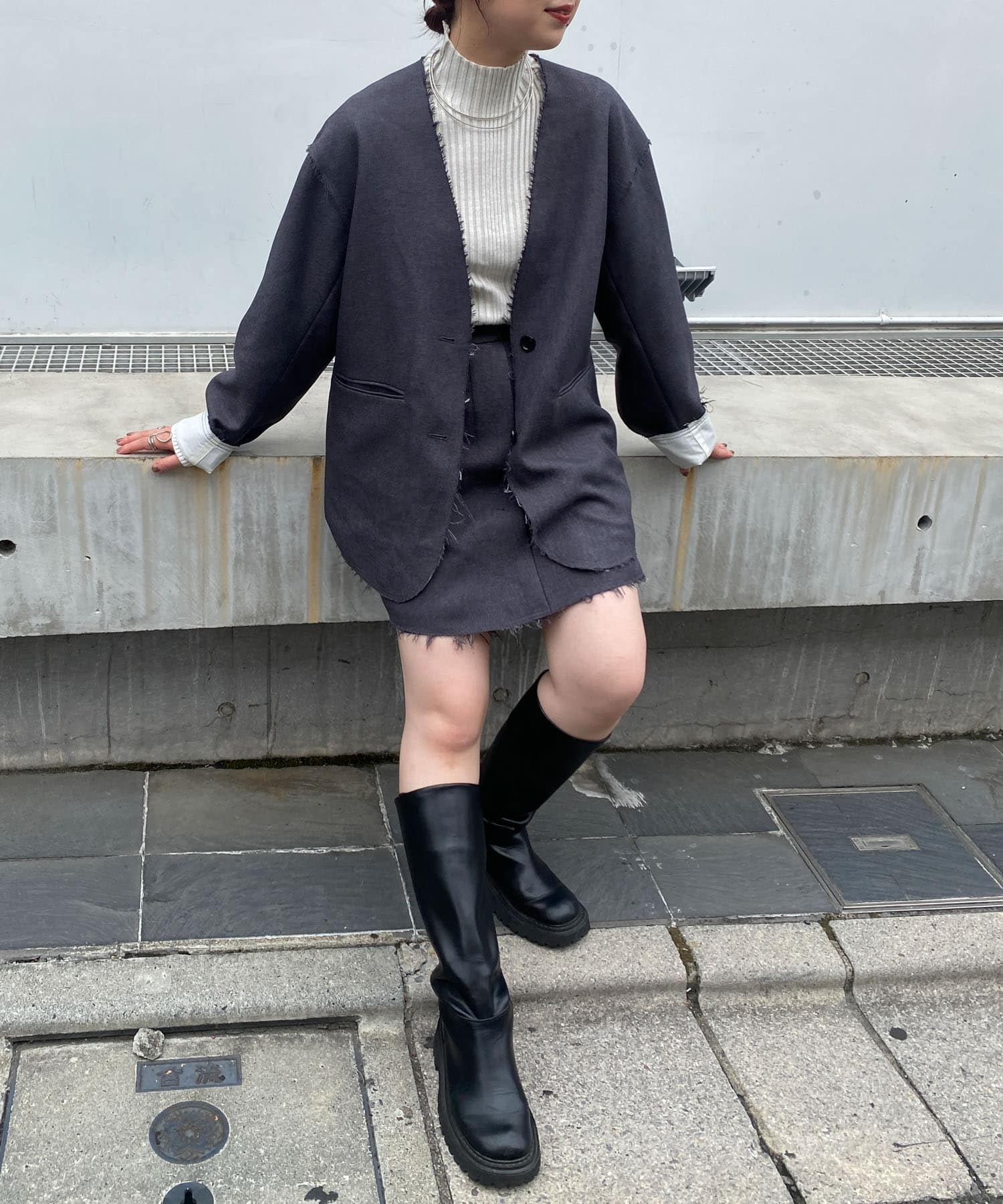 身長：164cm サイズ：one
